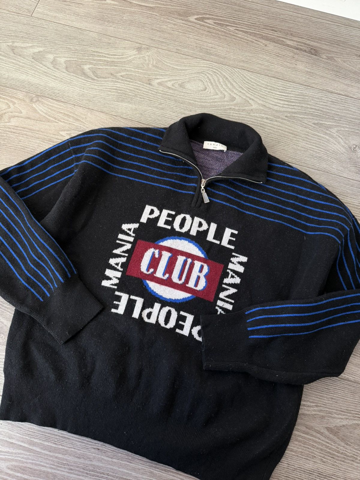 Sandro Sandro Paris Mania Graphic Sweter Size US M / EU 48-50 / 2 - 17 Thumbnail