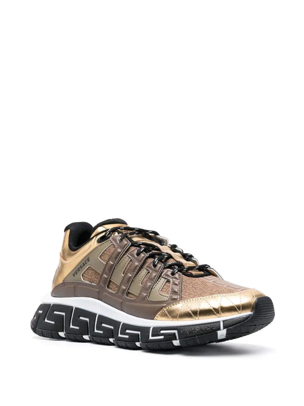 Versace o1y0425 Logo Low-Top Sneakers in Multicolor Size US 9 / EU 42 - 2 Thumbnail