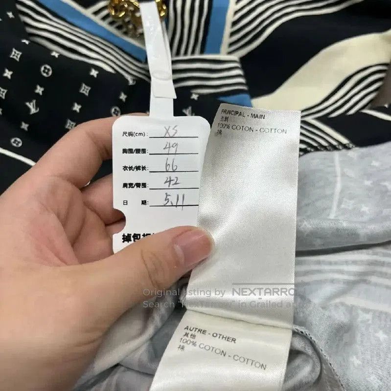 Louis Vuitton Louis Vuitton Multicolor Cotton T. Size XS / US 0-2 / IT 36-38 - 6 Thumbnail