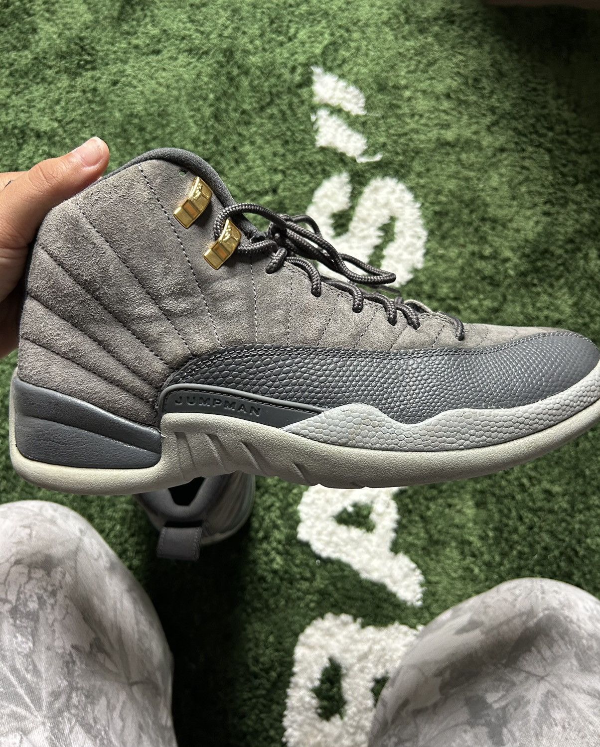 Jordan Brand × Vintage Jordan Grey Wolves 12s Size US 9 / EU 42 - 3 Thumbnail