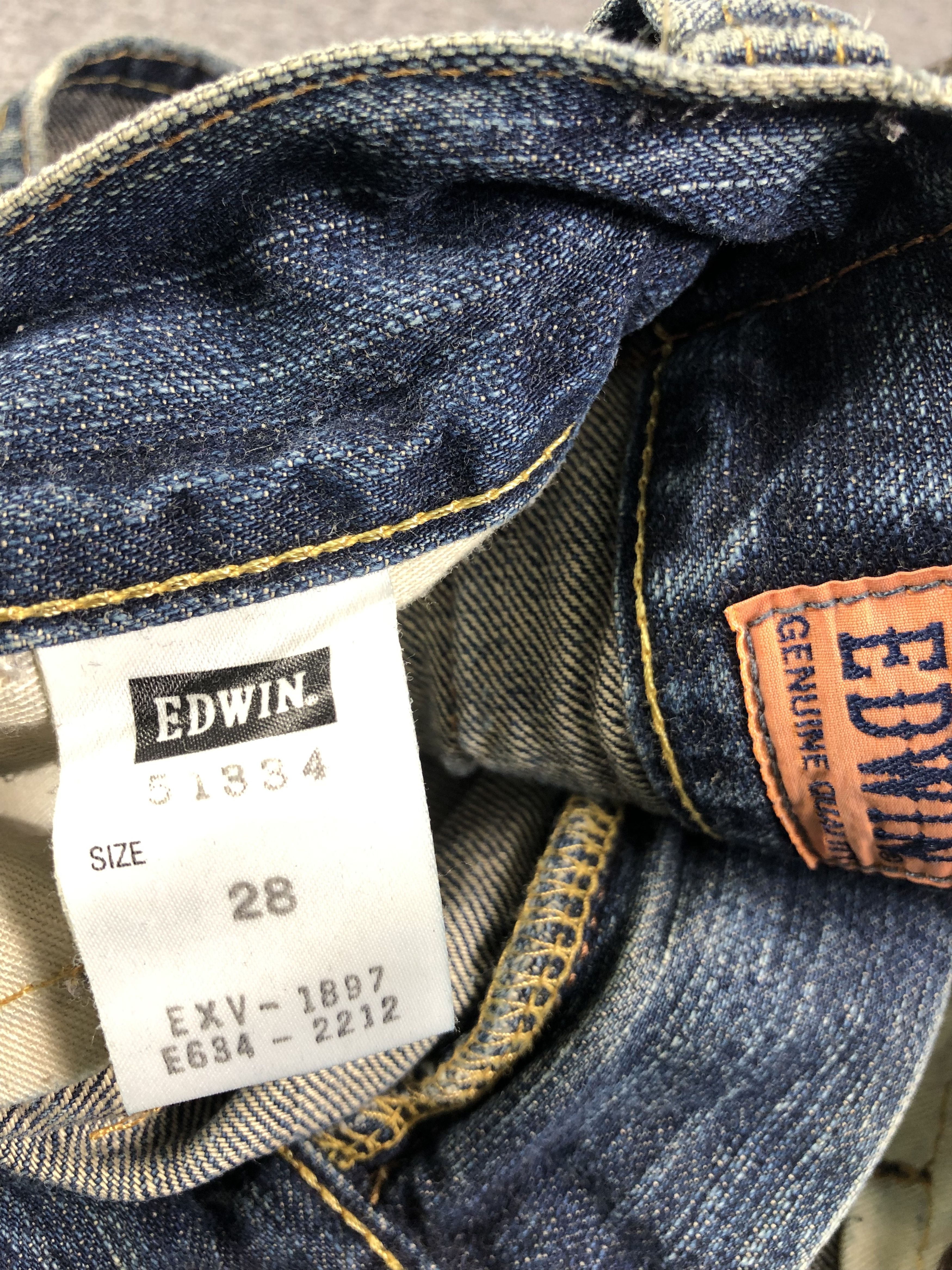 Other Edwin Wash Blue Short Jeans 30x15.5 Size US 30 / EU 46 - 4 Thumbnail