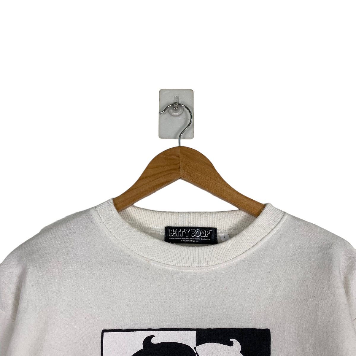 Anime × Cartoon Network × Japanese Brand RARE!! Vintage 90s Betty Boop Crewneck Sweatshirt Big Logo Size US M / EU 48-50 / 2 - 4 Thumbnail