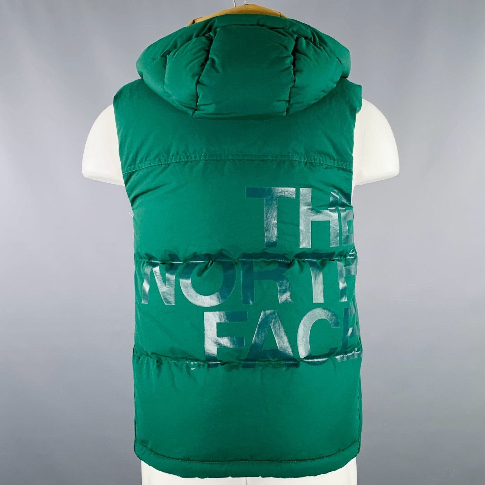 Junya Watanabe XS Green Quilted Cotton Nylon Vest Size US XS / EU 42 / 0 - 3 Thumbnail