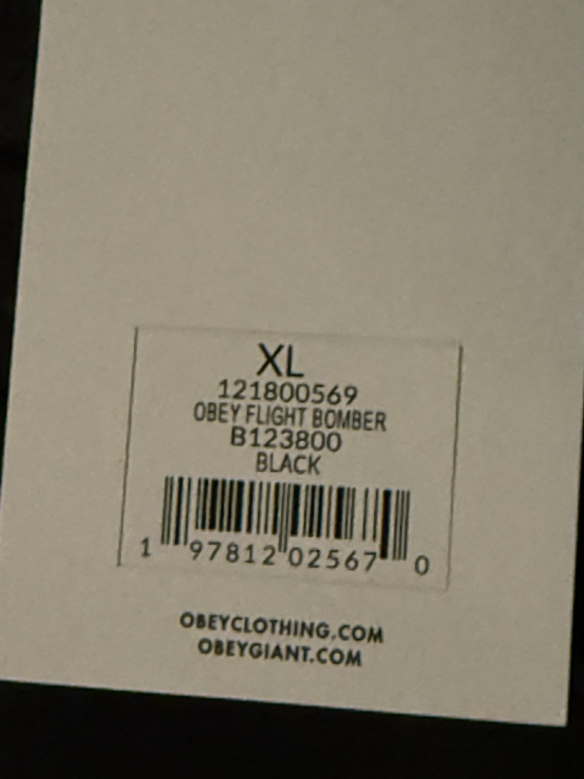 Obey OBEY Clothing Men’s Flight Bomber Jacket Brand New DS Size US XL / EU 56 / 4 - 11 Thumbnail