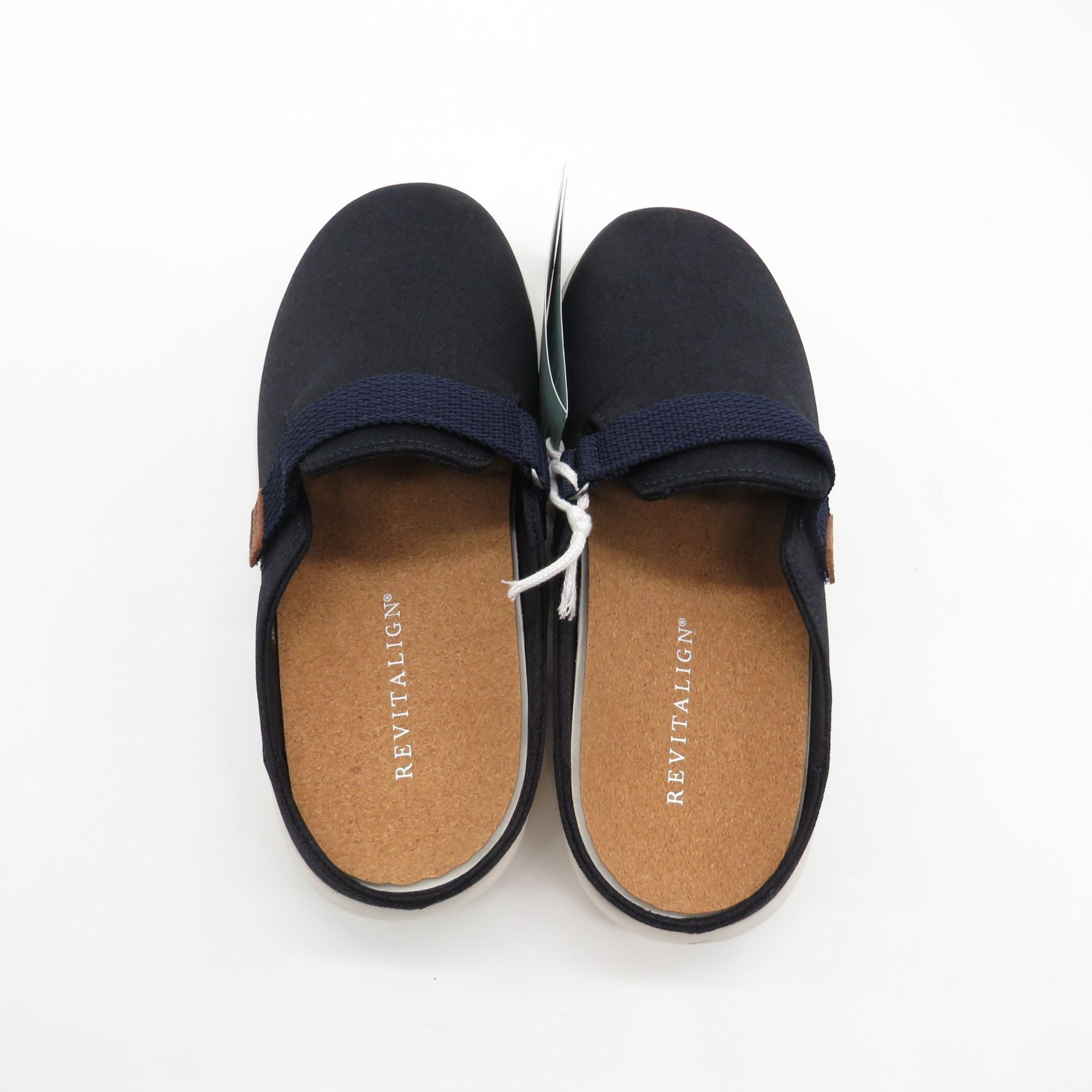 Other Revitalign Women's Navy Orthotic Clogs Adjustable Strap Cork Size US 6 / IT 36 - 6 Thumbnail