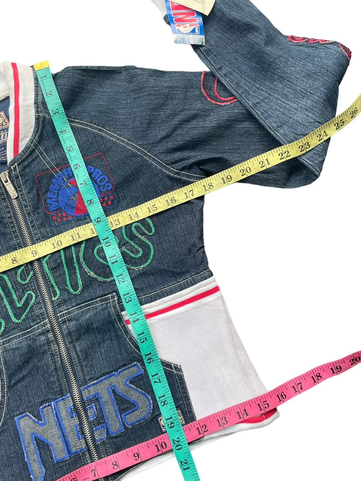 NBA Hardwood Classics NBA Denim Jacket Size S / US 4 / IT 40 - 22 Thumbnail