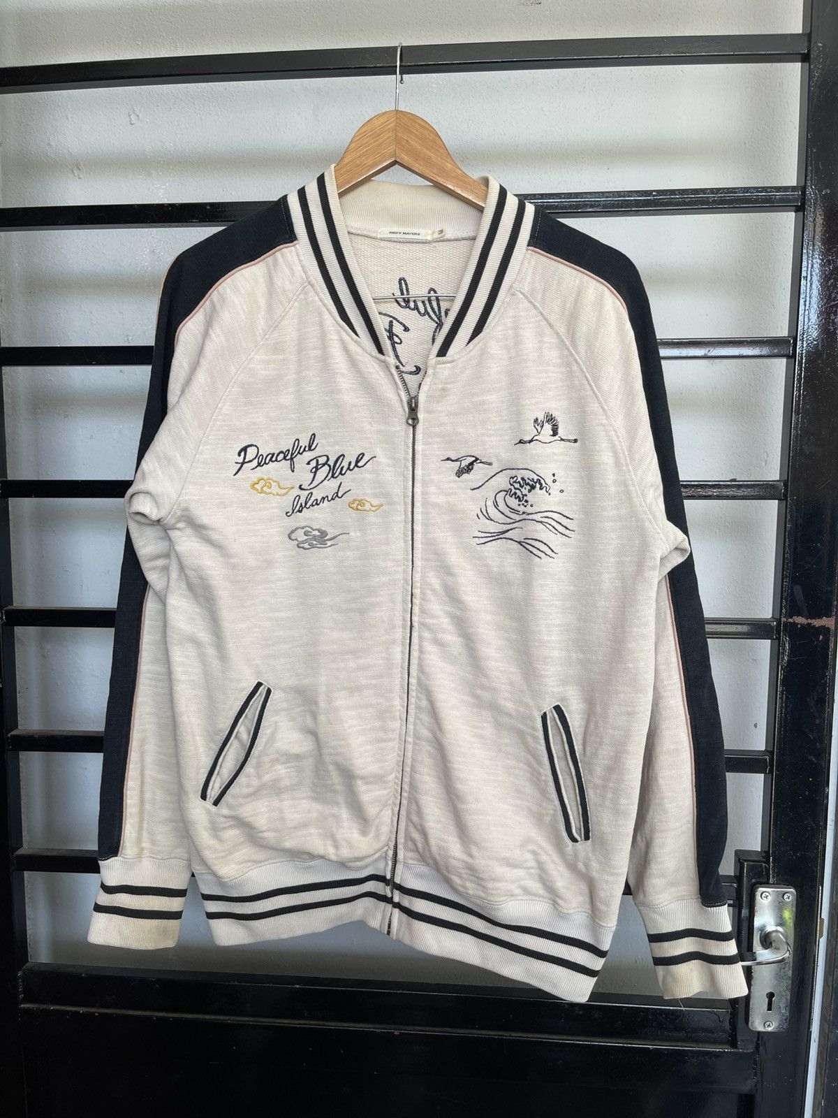 Vintage Kriff Mayer Sukajan Cotton Varsity Jacket Size US M / EU 48-50 / 2 - 3 Thumbnail