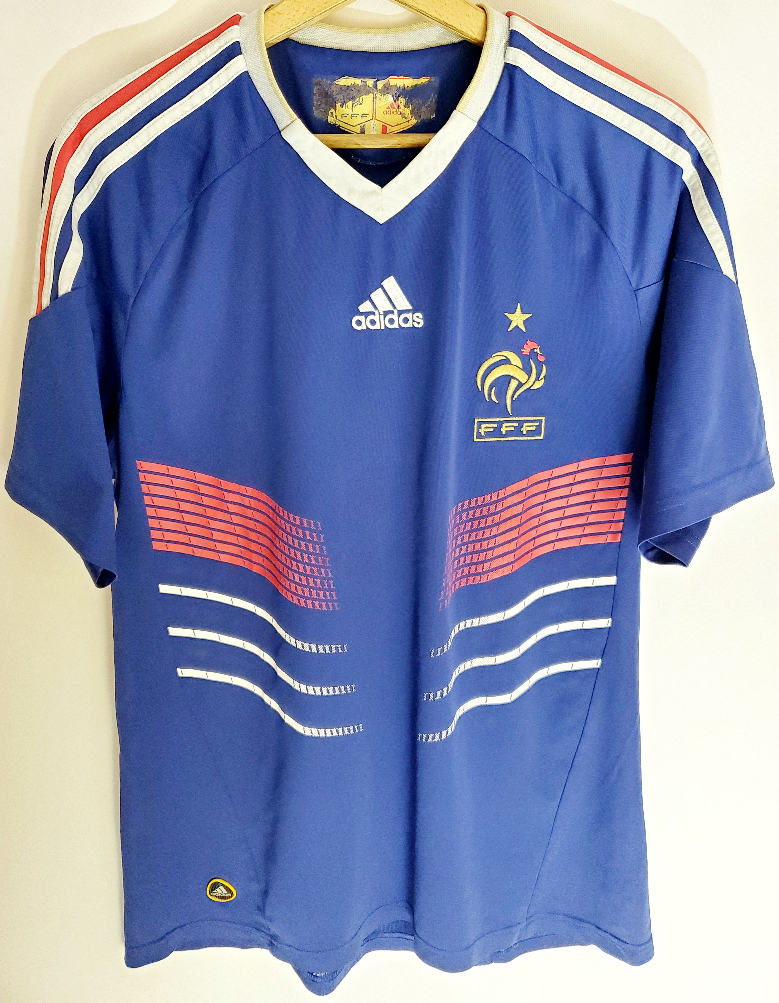 Adidas × Vintage Vintage FRANCE Adidas 2009 2010 HOME soccer jersey M Size US M / EU 48-50 / 2 - 1 Thumbnail