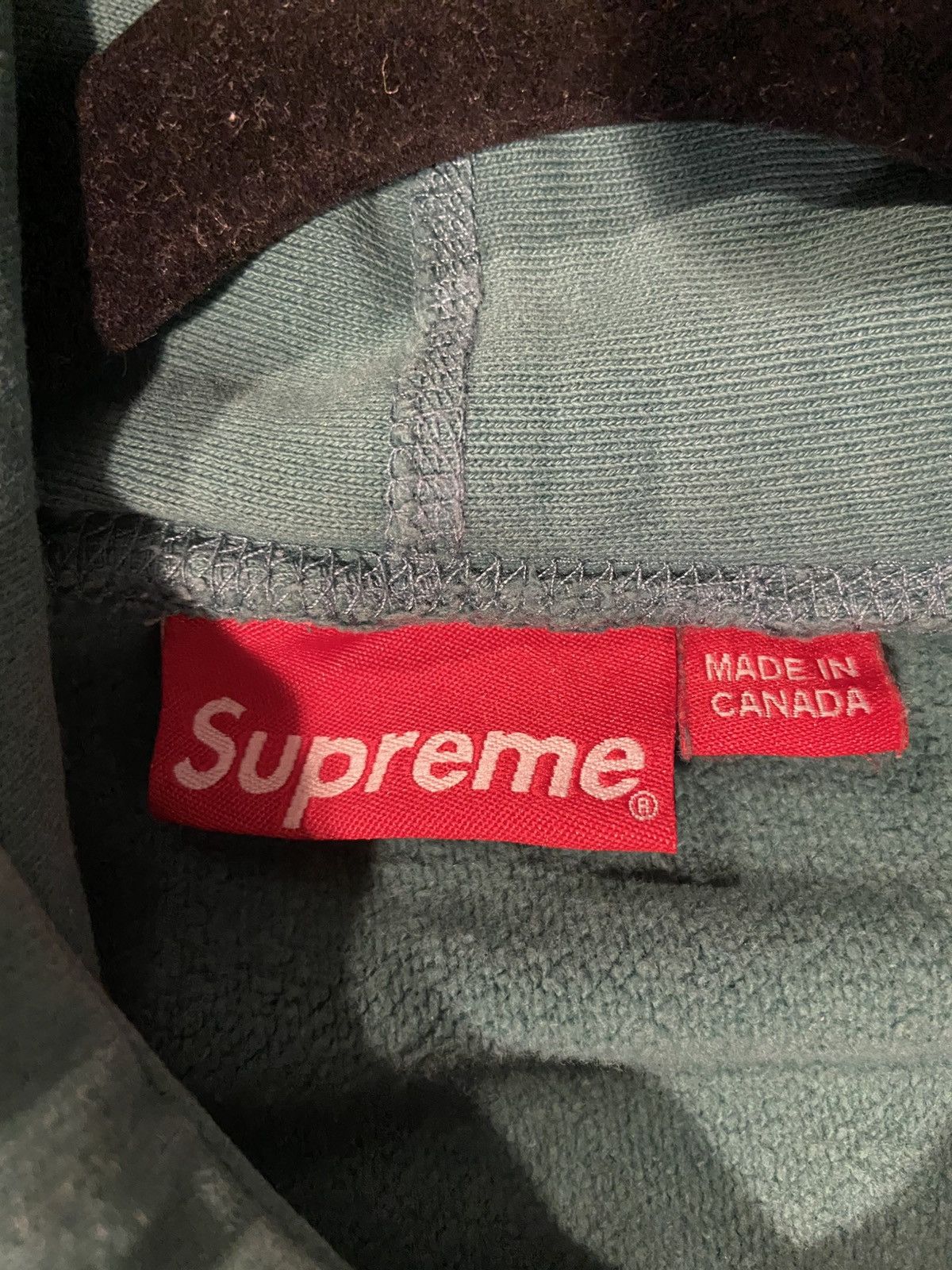 Supreme Supreme green/turquoise hoodie Size US L / EU 52-54 / 3 - 3 Thumbnail