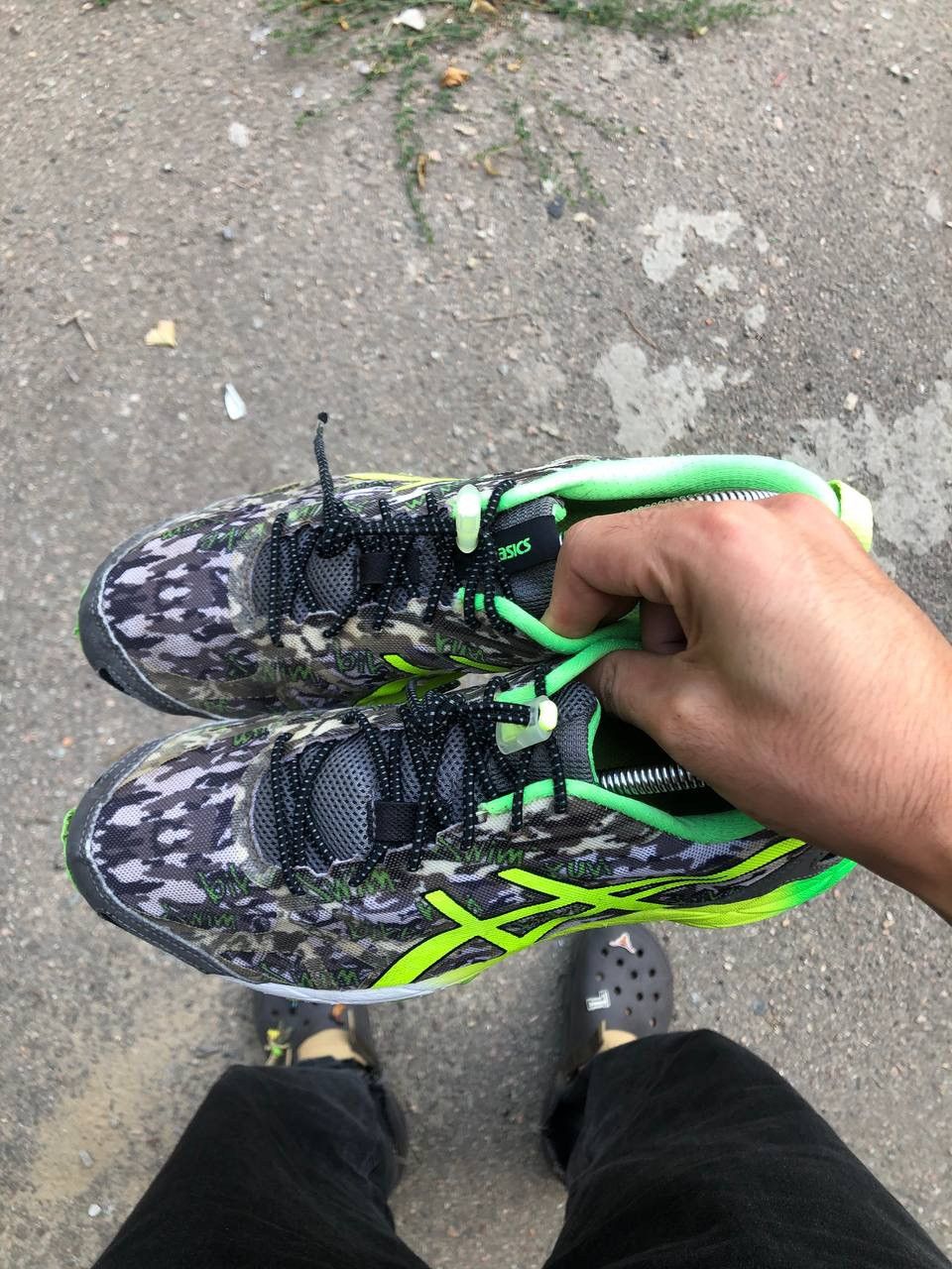 Asics VERY RARE ASICS GEL HYPER TRI DESIGNER CAMO RUNNING SNEAKERS Size US 8 / EU 41 - 4 Thumbnail