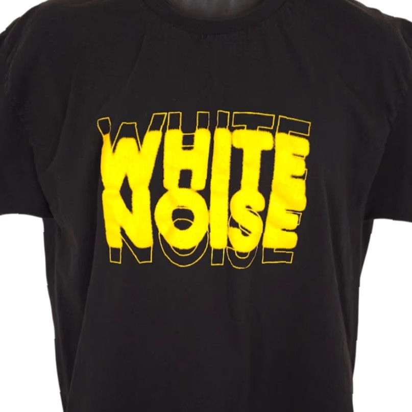 Hanes White Noise T Shirt Mens Large Black Electronic Music Band Tee Size US L / EU 52-54 / 3 - 2 Thumbnail