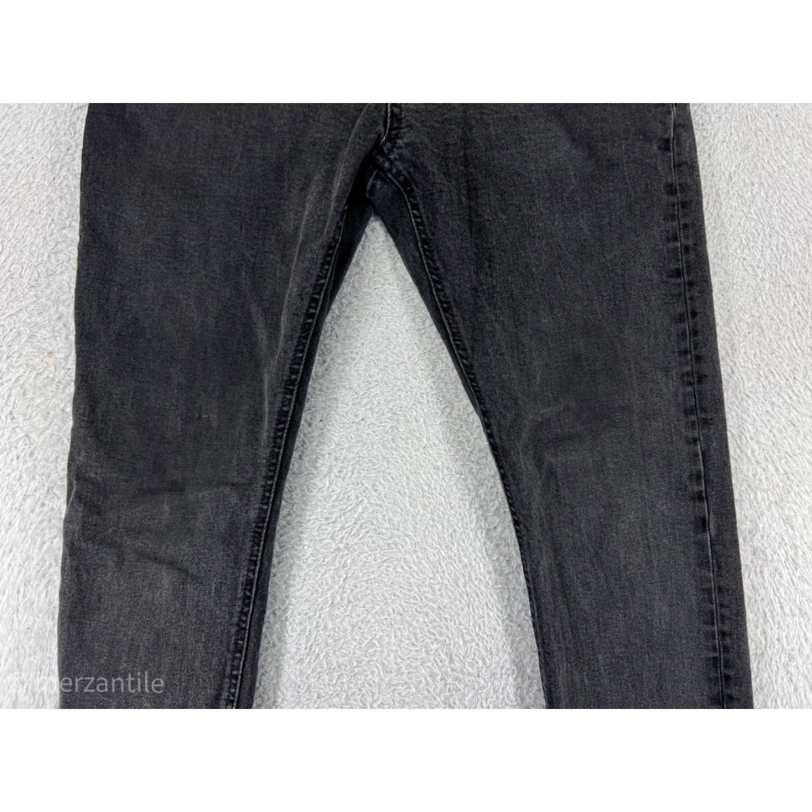 Vintage US Polo Assn Womens Pants Black Denim Straight Leg Stretch Cotton Blend Size 30 Size 30" / US 8 / IT 44 - 6 Thumbnail