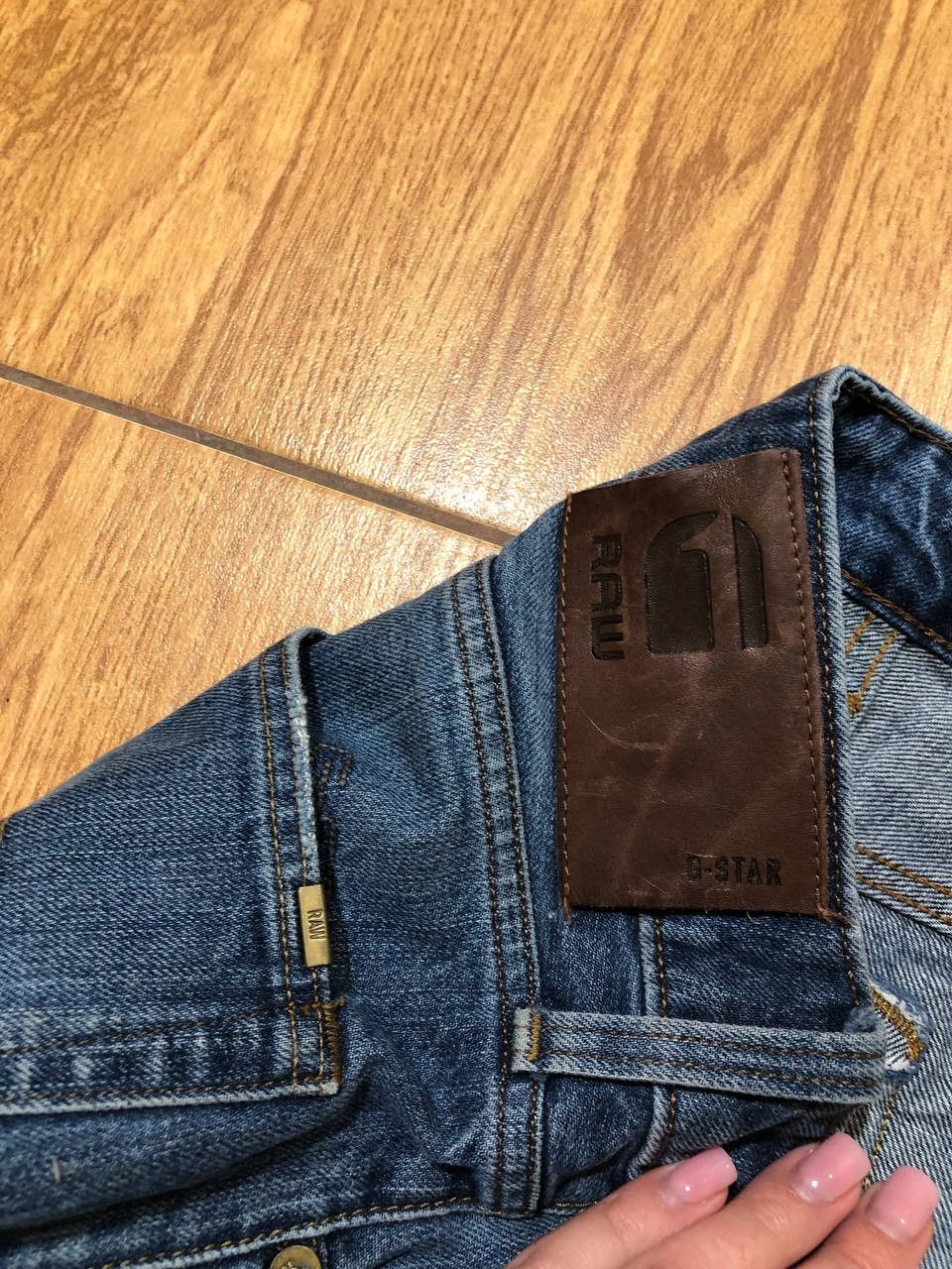 G-Star G Star RAW Jeans Mens 3301 Straight Button Fly streetwear Size US 30 / EU 46 - 10 Thumbnail