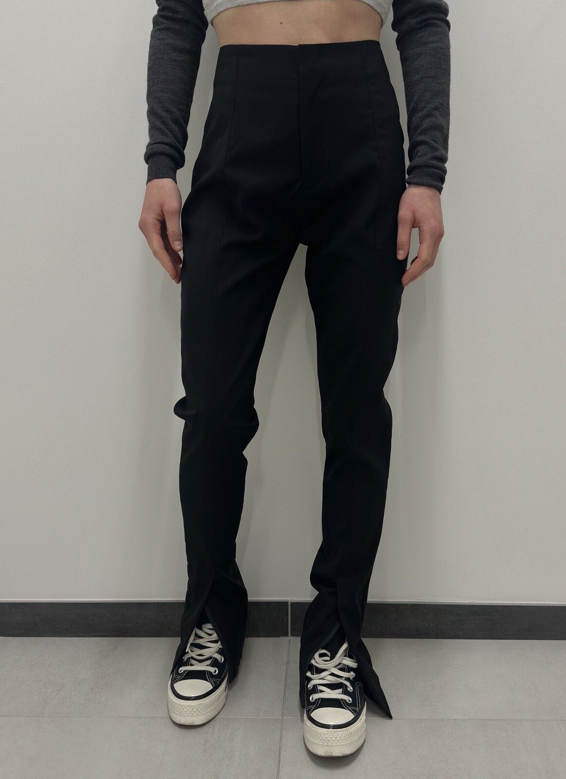 Hope Hope Stockholm Reclaim Wool Trousers Hight Waist Unisex Size 25" / US 0 / IT 36 - 3 Thumbnail