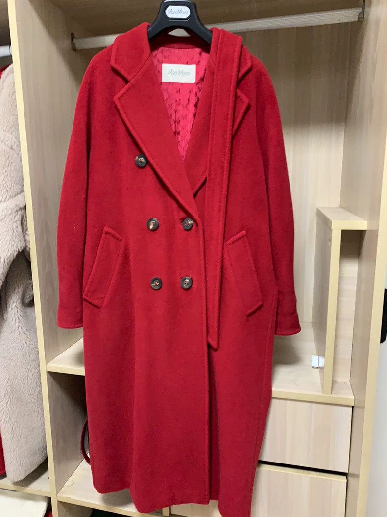 Max Mara Max Mara 101801 Coat, Limited Red Size S / US 4 / IT 40 - 9 Thumbnail