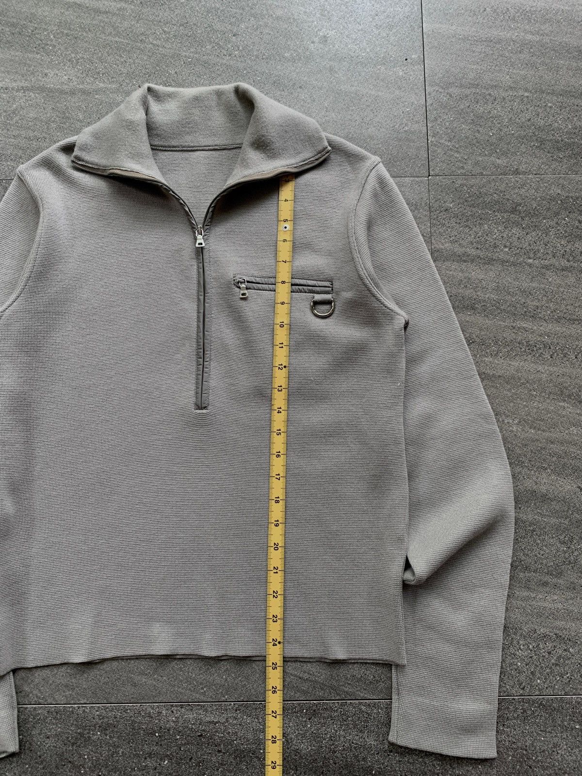 Prada FREE TAX! Halfzip Ribbed Knit Jacket Size US M / EU 48-50 / 2 - 11 Thumbnail
