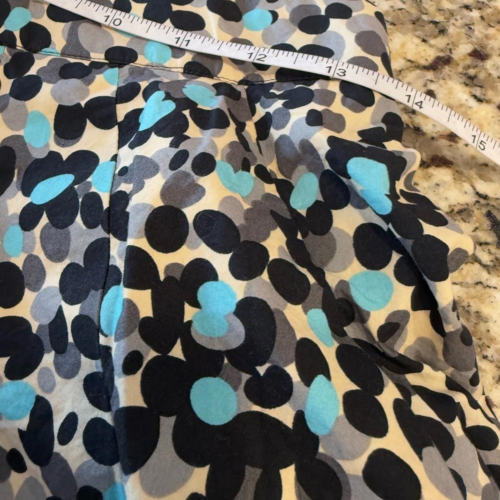 Other Plenty by Tracy Reese mini skirt black blue polka dot SZ 0 Size 25" / US 0 / IT 36 - 8 Thumbnail