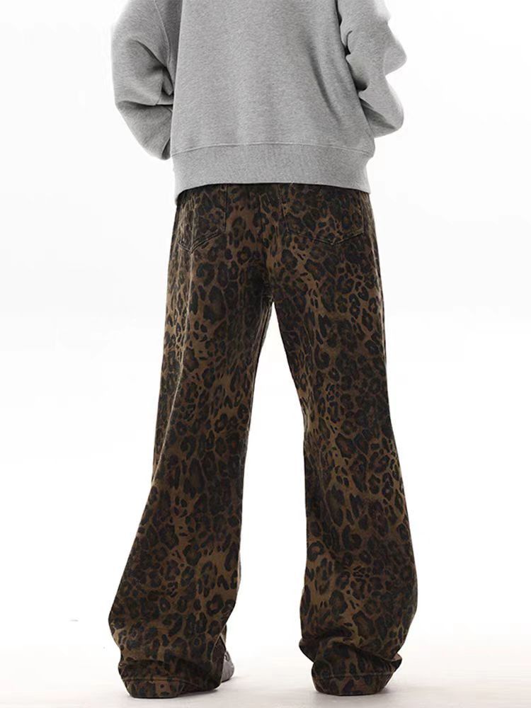 Japanese Brand × Jean Street Dance Hip Hop Vintage Leopard Print Casual Jeans Size US 34 / EU 50 - 3 Thumbnail