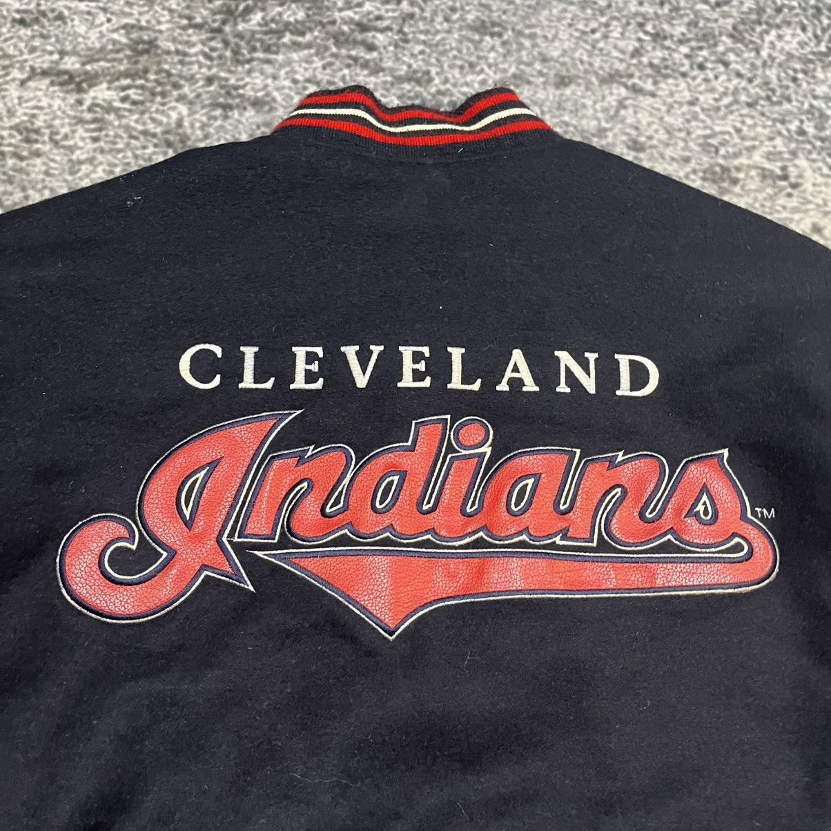 Jeff Hamilton Vintage 90s Cleveland Indians Jeff Hamilton Varsity Jacket Size US L / EU 52-54 / 3 - 9 Thumbnail