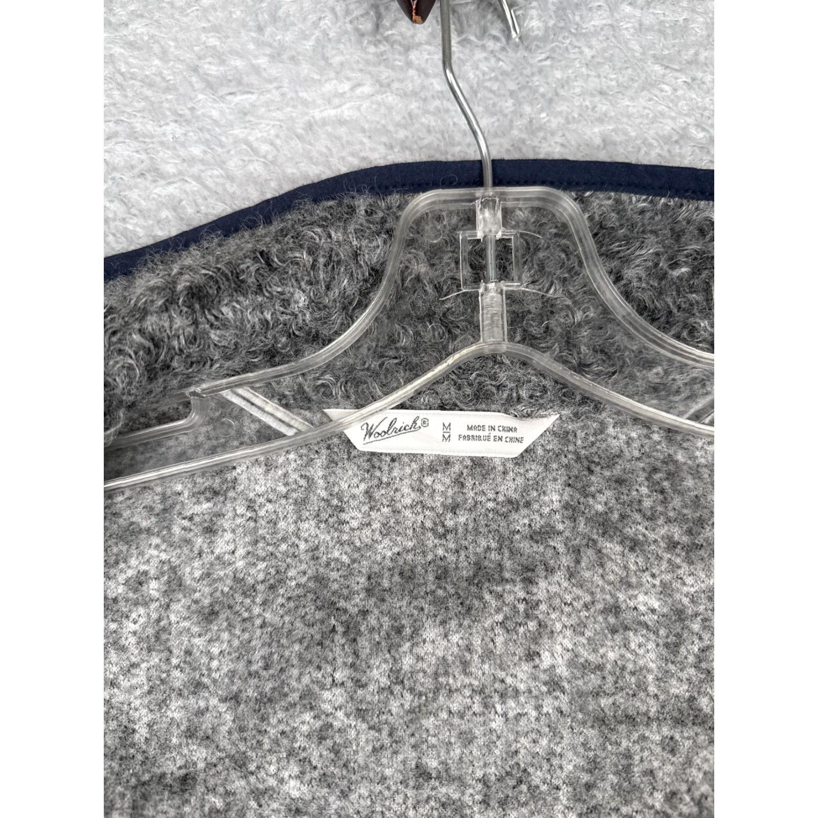 Vintage Woolrich Vest Womens Medium Gray Fleece Zip Front Pockets Outdoor Size M / US 6-8 / IT 42-44 - 3 Thumbnail