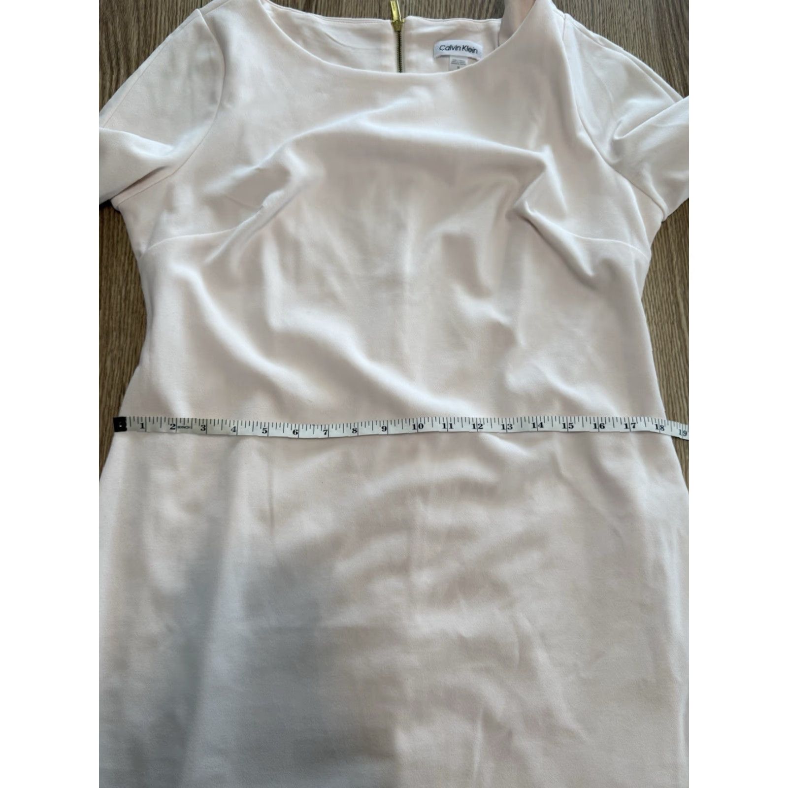 Calvin Klein VINTAGE Calvin Klein Sheath Dress Women Pink Bell Sleeve Size 14 Knee Length Clothing Size XL / US 12-14 / IT 48-50 - 7 Thumbnail