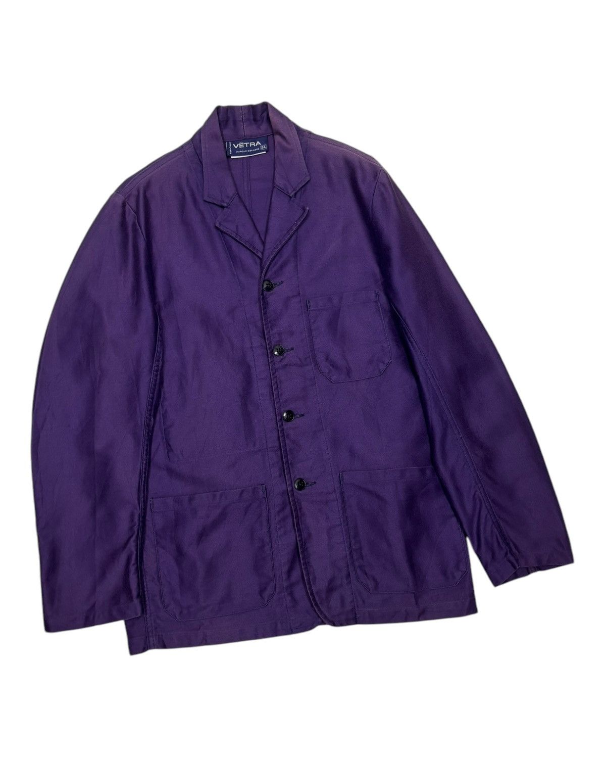 Le Laboureur × Vetra × Vintage Vetra Cotton Chore Workwear Jacket Size US S / EU 44-46 / 1 - 5 Thumbnail