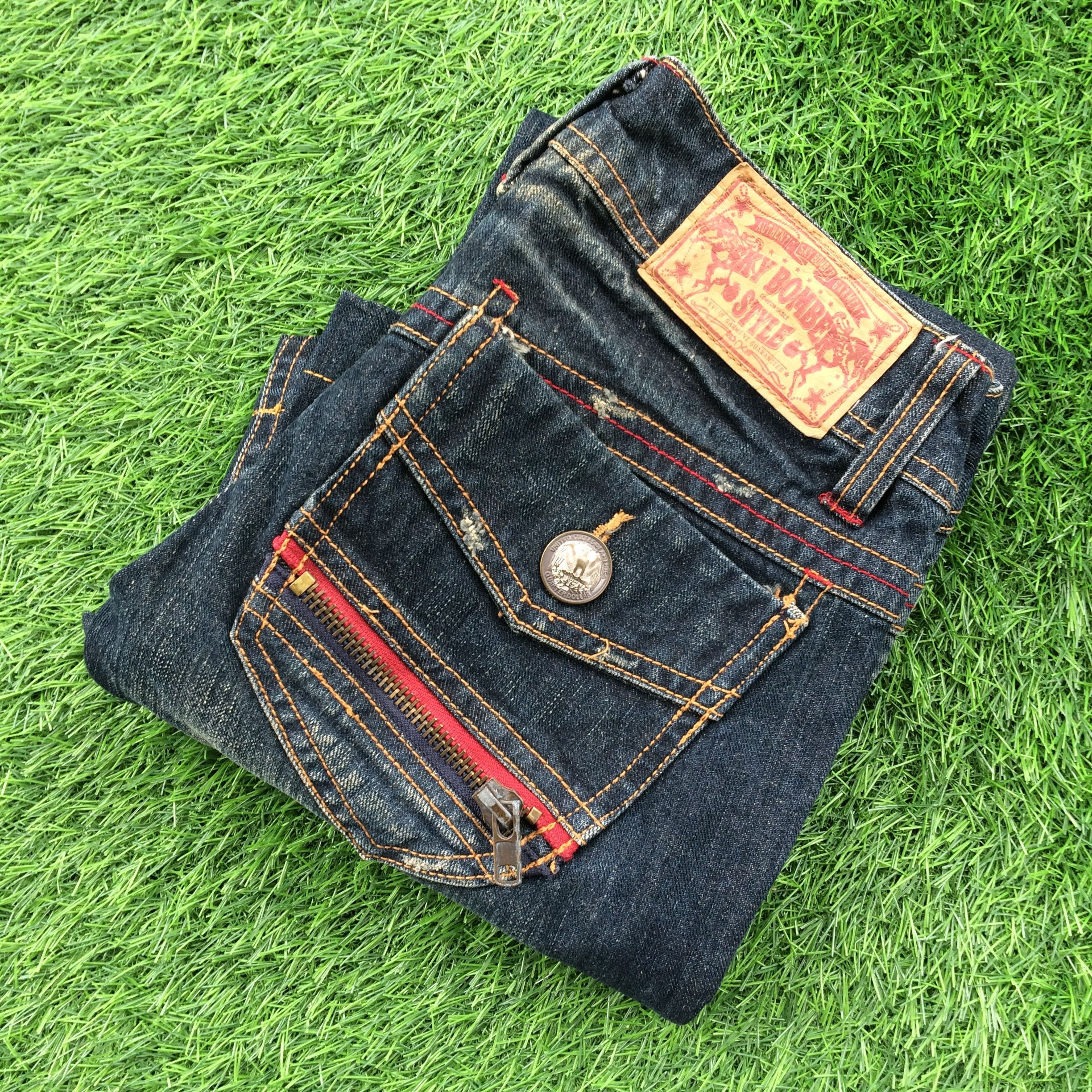 Japanese Brand Japanese Low Rise Flare Jeans D-901 Size 27" / US 4 / IT 40 - 9 Thumbnail