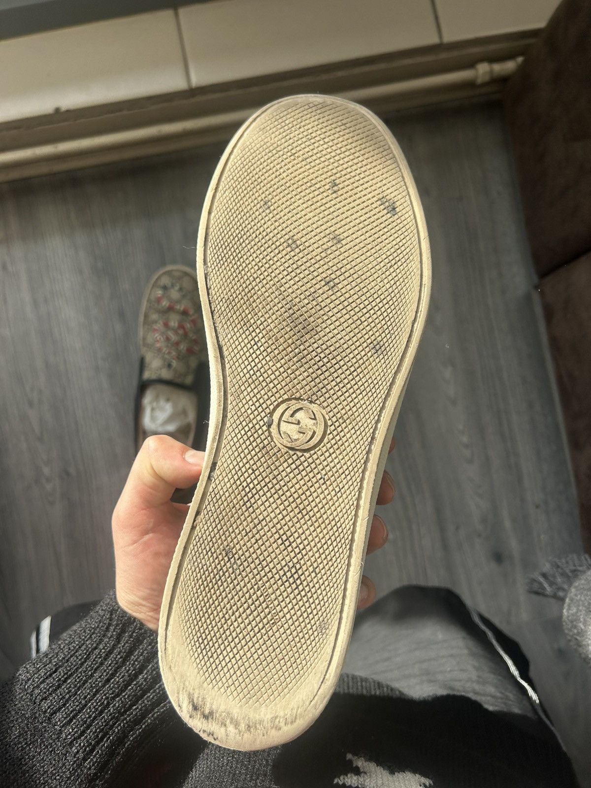 Gucci Gucci GG Supreme Snake Slip-On Sneakers Size US 10 / EU 43 - 9 Thumbnail
