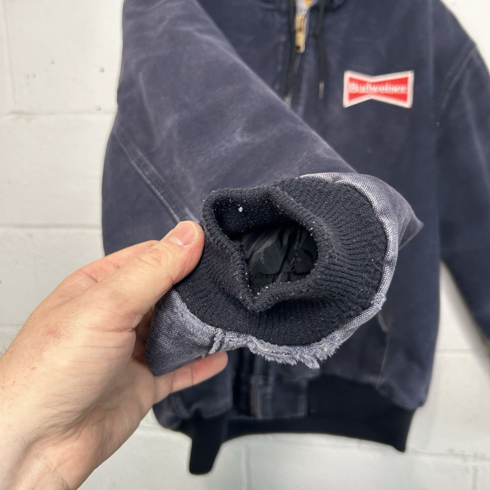 Carhartt Vintage Carhartt Hooded Active Jacket “Midnight Blue” J130 Size US L / EU 52-54 / 3 - 6 Thumbnail
