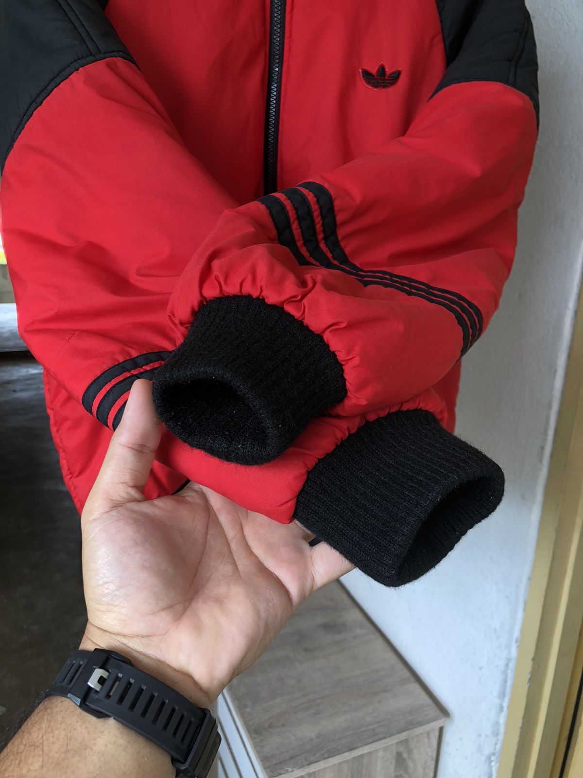 Adidas Rare❗️Vintage 90s Adidas Small Logo Puffer Bomber Jacket Size US M / EU 48-50 / 2 - 11 Thumbnail
