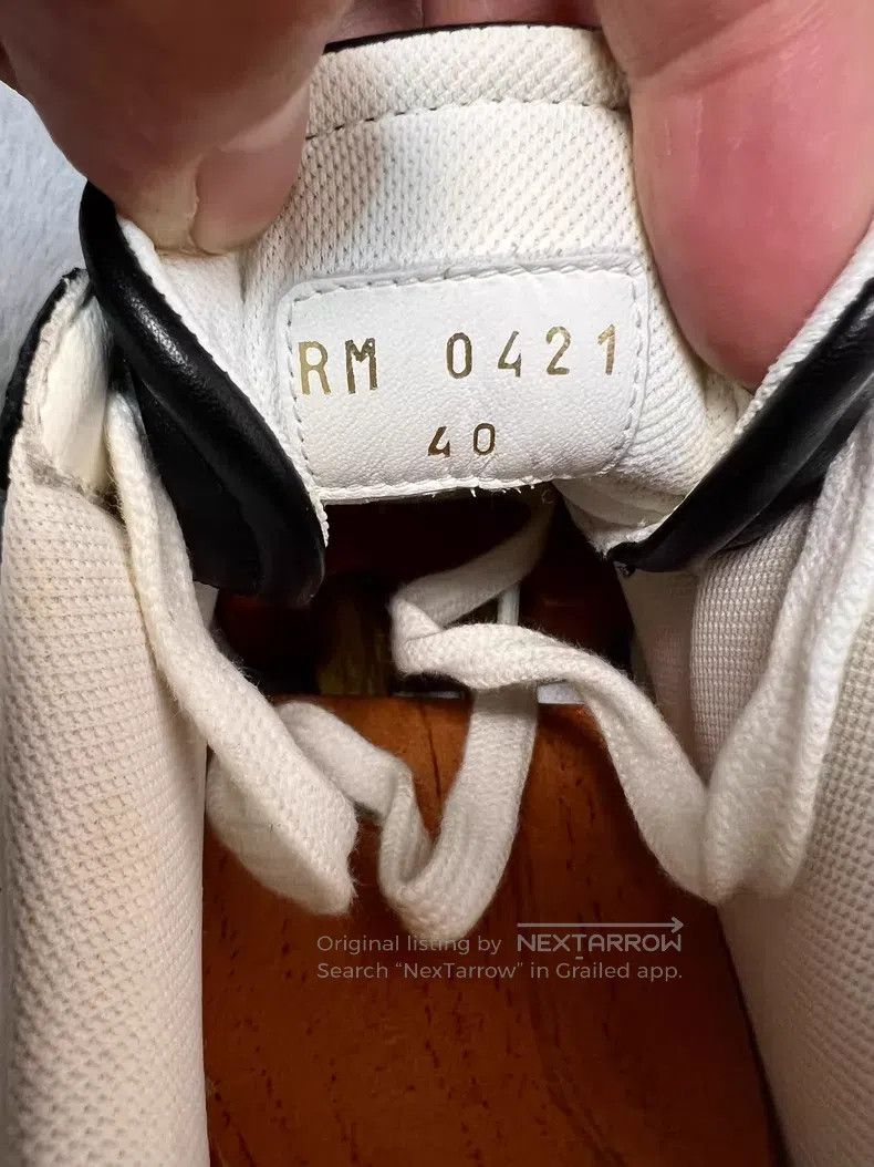 Celine Celine Black and White Panda Velcro Sneakers i Size US 7 / EU 40 - 6 Thumbnail