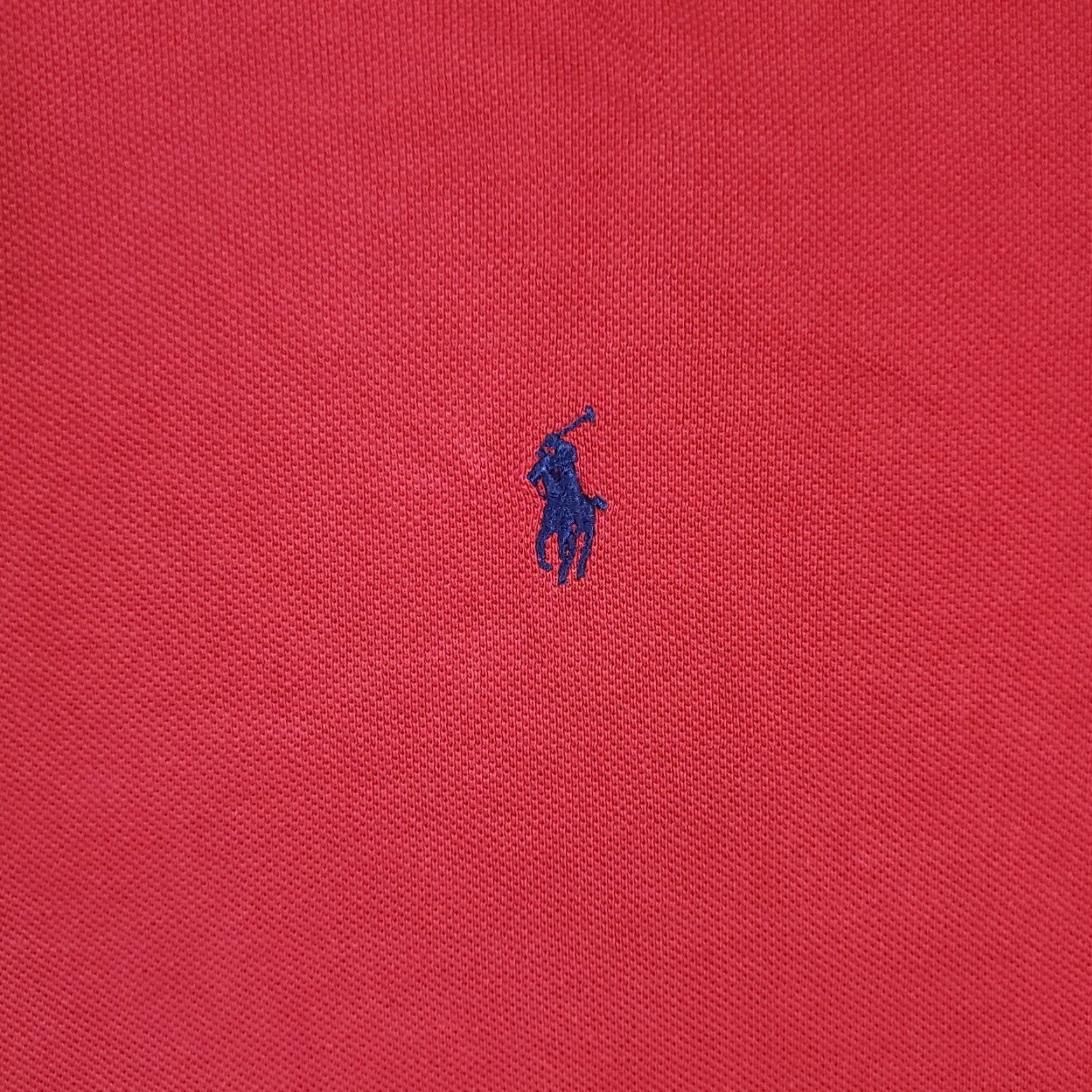 Ralph Lauren VINTAGE Ralph Lauren Polo Shirt Mens Large Red Pony Casual Short Sleeve Shirt Adult Large Red Polo Mens Size US L / EU 52-54 / 3 - 3 Thumbnail