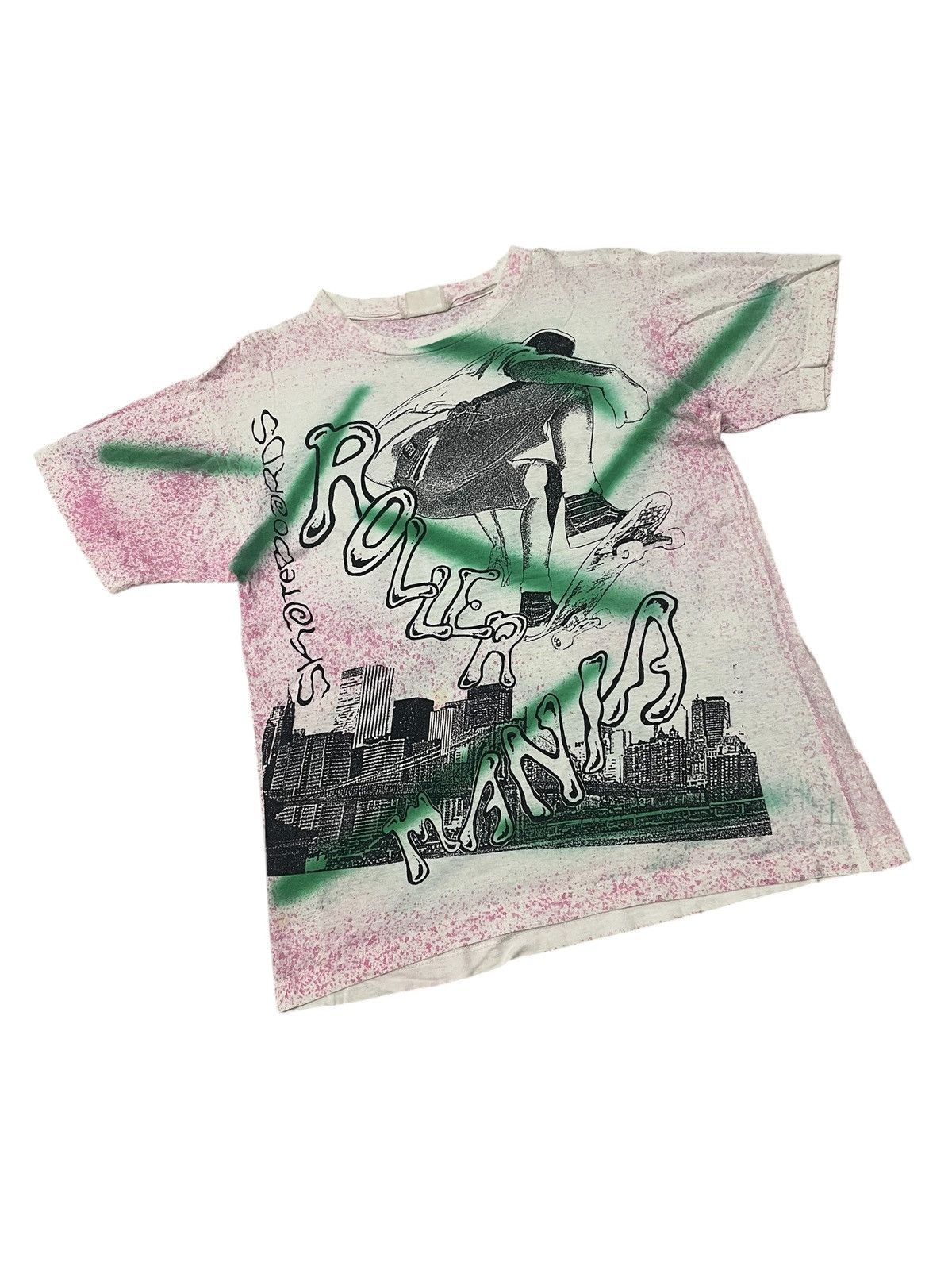 Vintage Vintage OVP Roller Mania Skateboards Tshirt Size US M / EU 48-50 / 2 - 7 Thumbnail