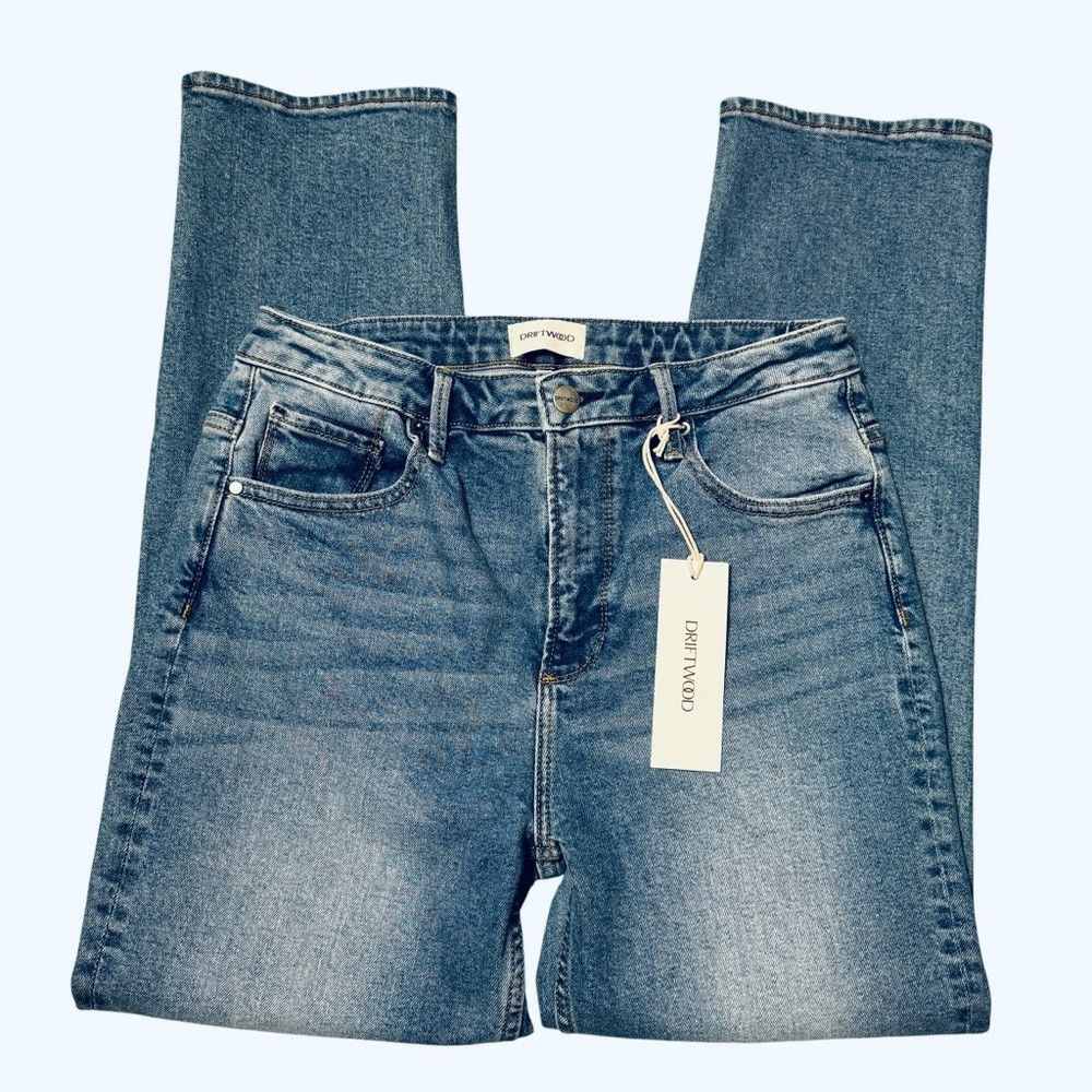 Other NWT New DRIFTWOOD Stella Straight Leg Jeans Size 28 Size 28" / US 6 / IT 42 - 4 Thumbnail