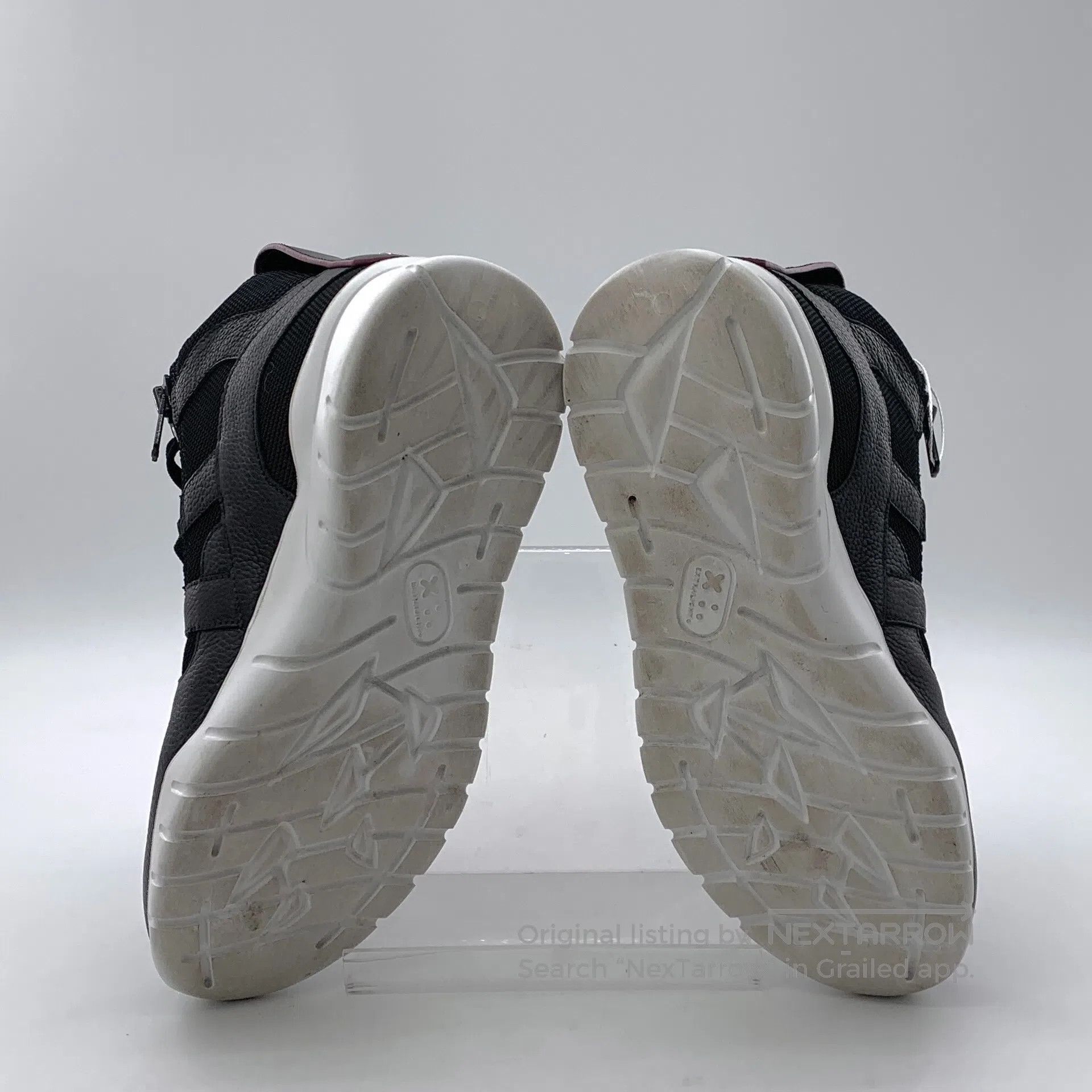 Burberry Burberry Black leather laced casual flat high-top sports s Size US 6 / EU 39 - 5 Thumbnail