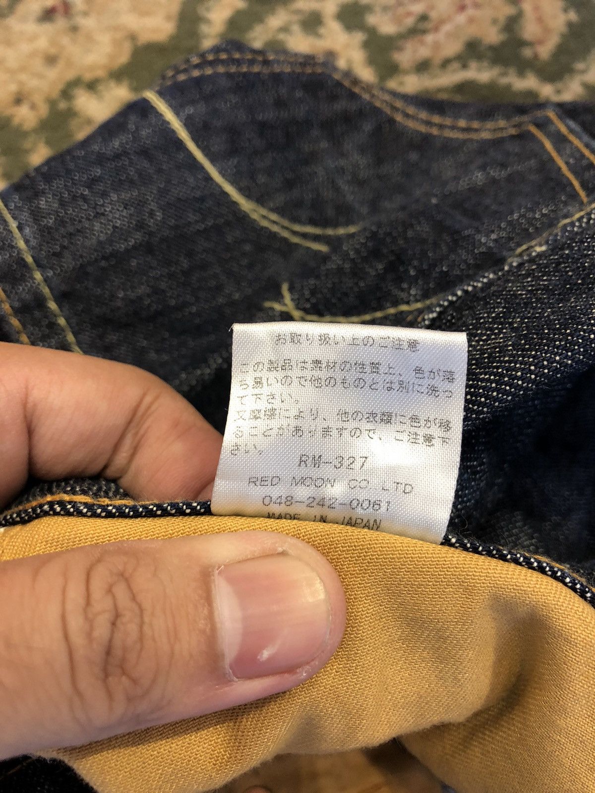 Japanese Brand REDMOON LOT RMJ-200 SELVEDGE JEANS Size US 31 - 6 Thumbnail
