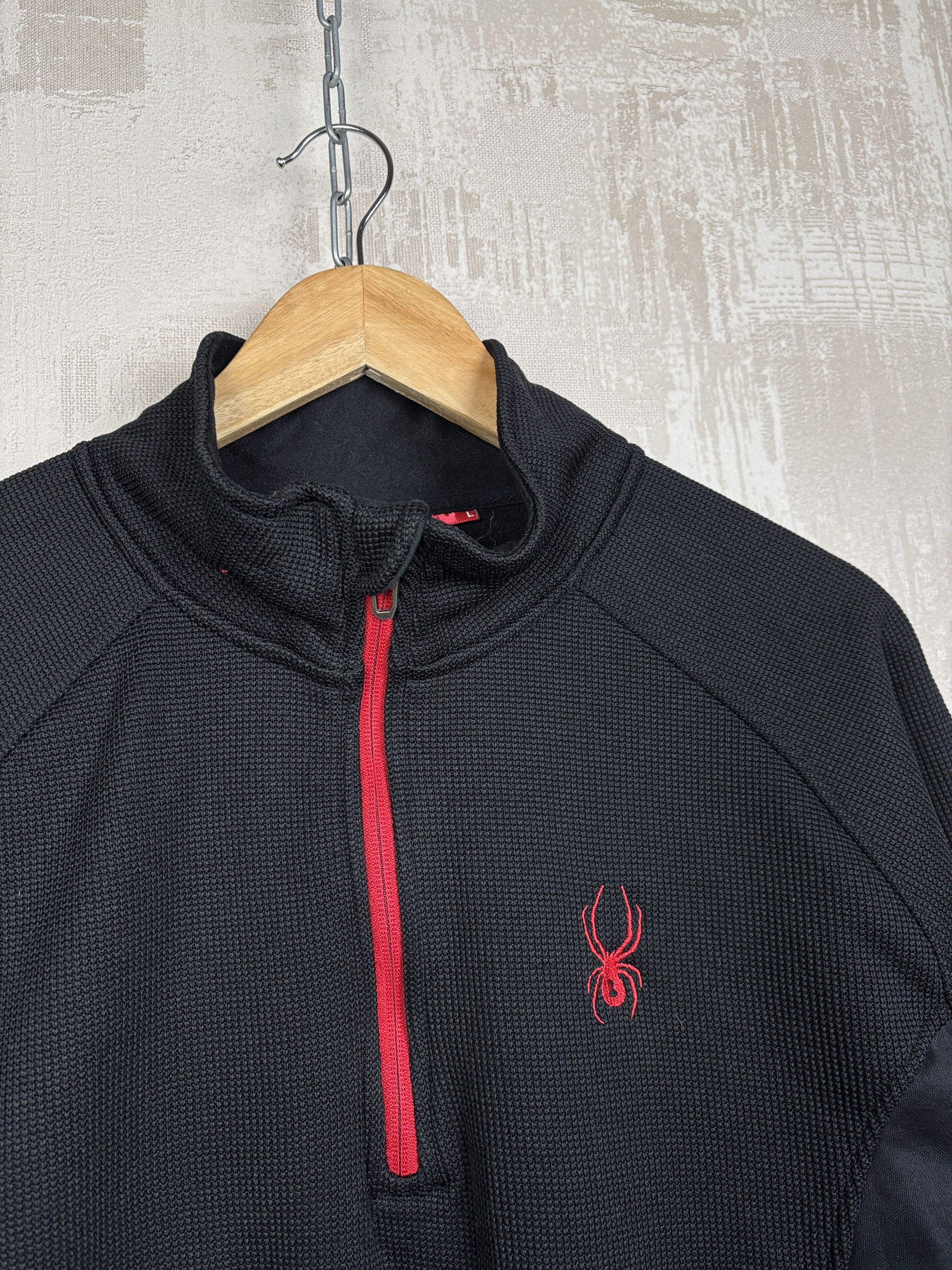 Spyder Spyder Half Zip Pullover Sweater Fleece Ski Layer Size US L / EU 52-54 / 3 - 4 Thumbnail