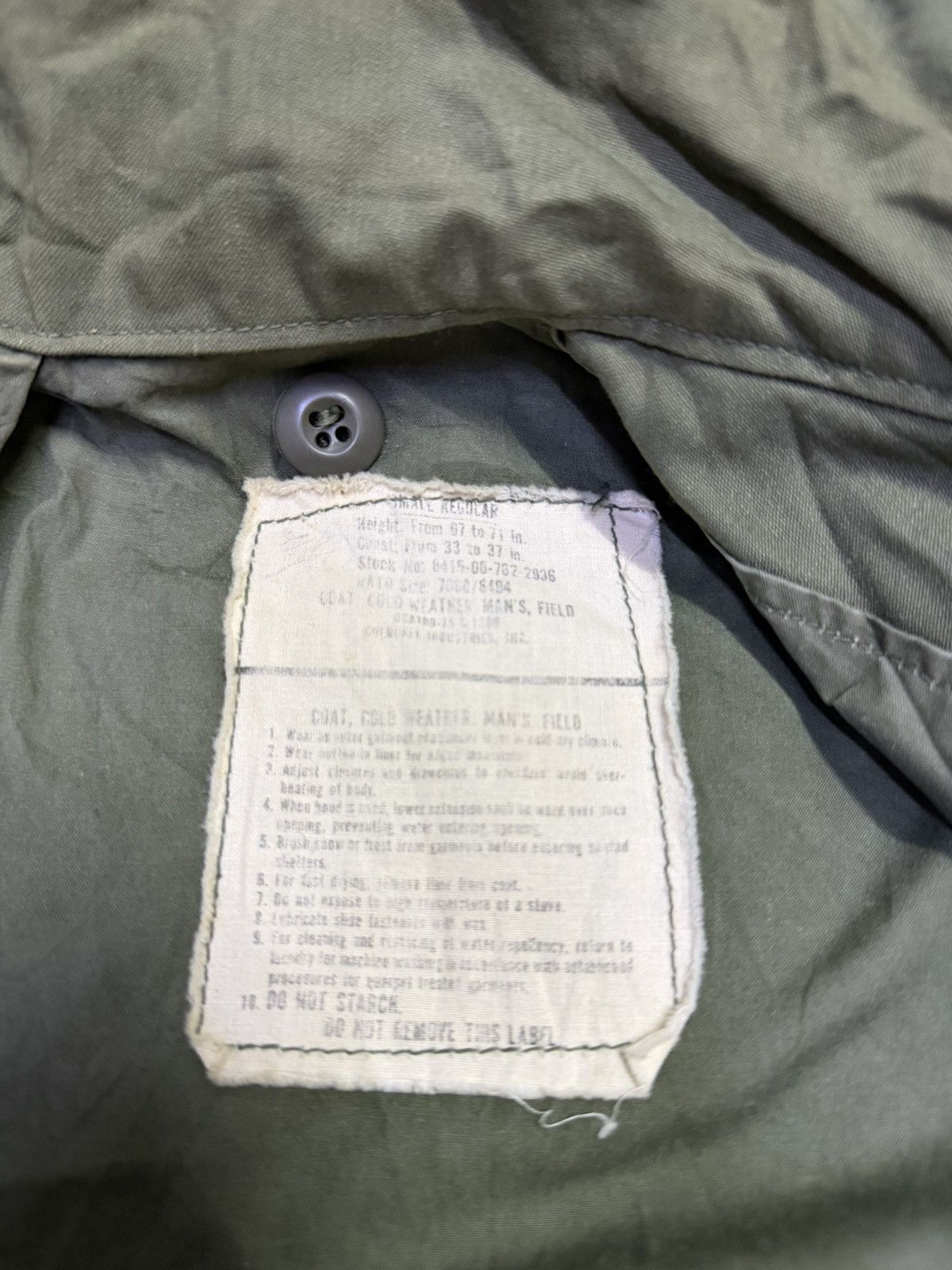 Vintage True Vintage 70s M-65 Field Jacket Olive Green Size US S / EU 44-46 / 1 - 9 Thumbnail