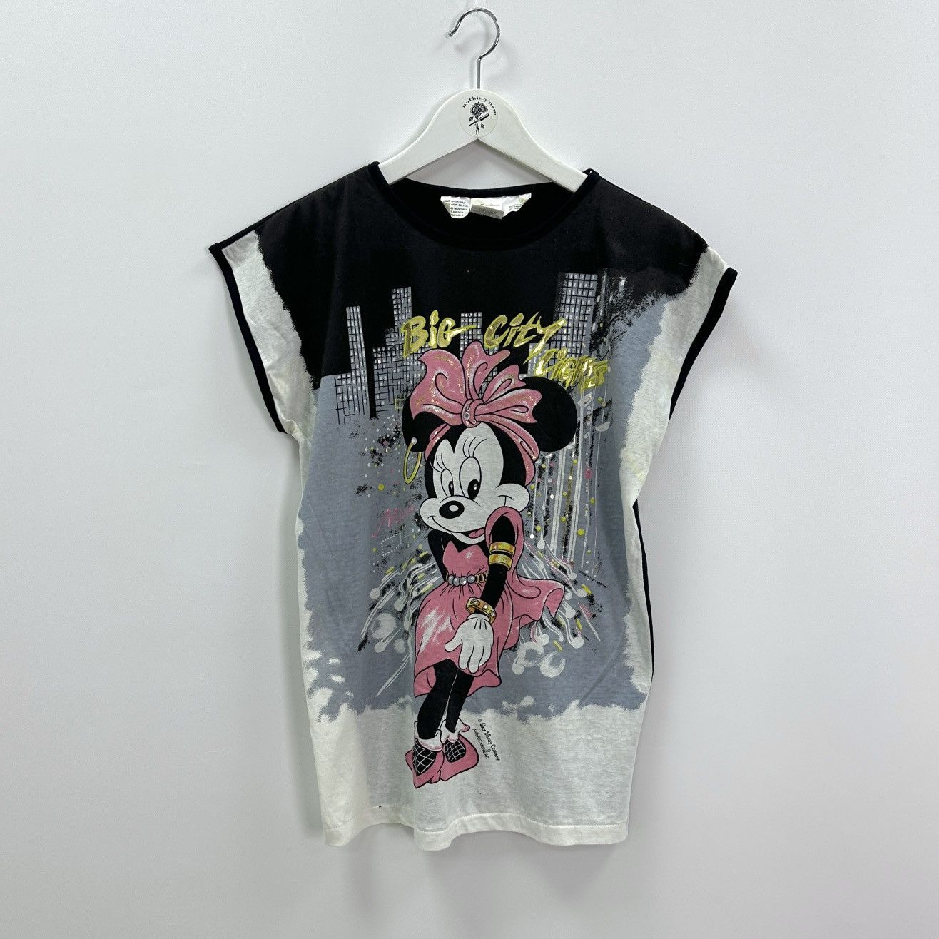 Mickey Mouse Vintage 90s Minnie Mouse Big City Lights Walt Disney tanktop Size S / US 4 / IT 40 - 1 Thumbnail