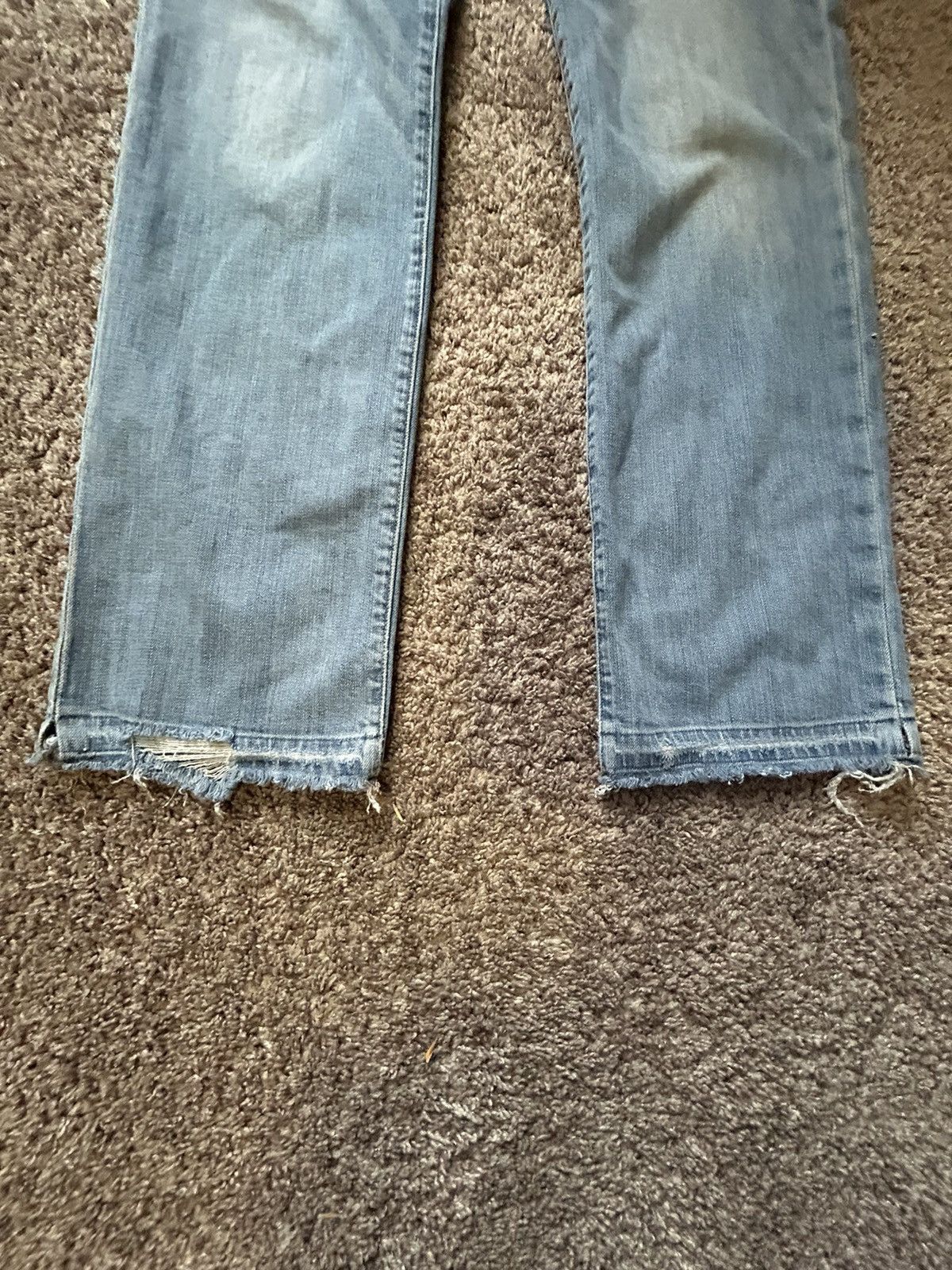 Lucky Brand × Vintage Vintage Distressed Denim Jeans Size US 32 / EU 48 - 6 Thumbnail