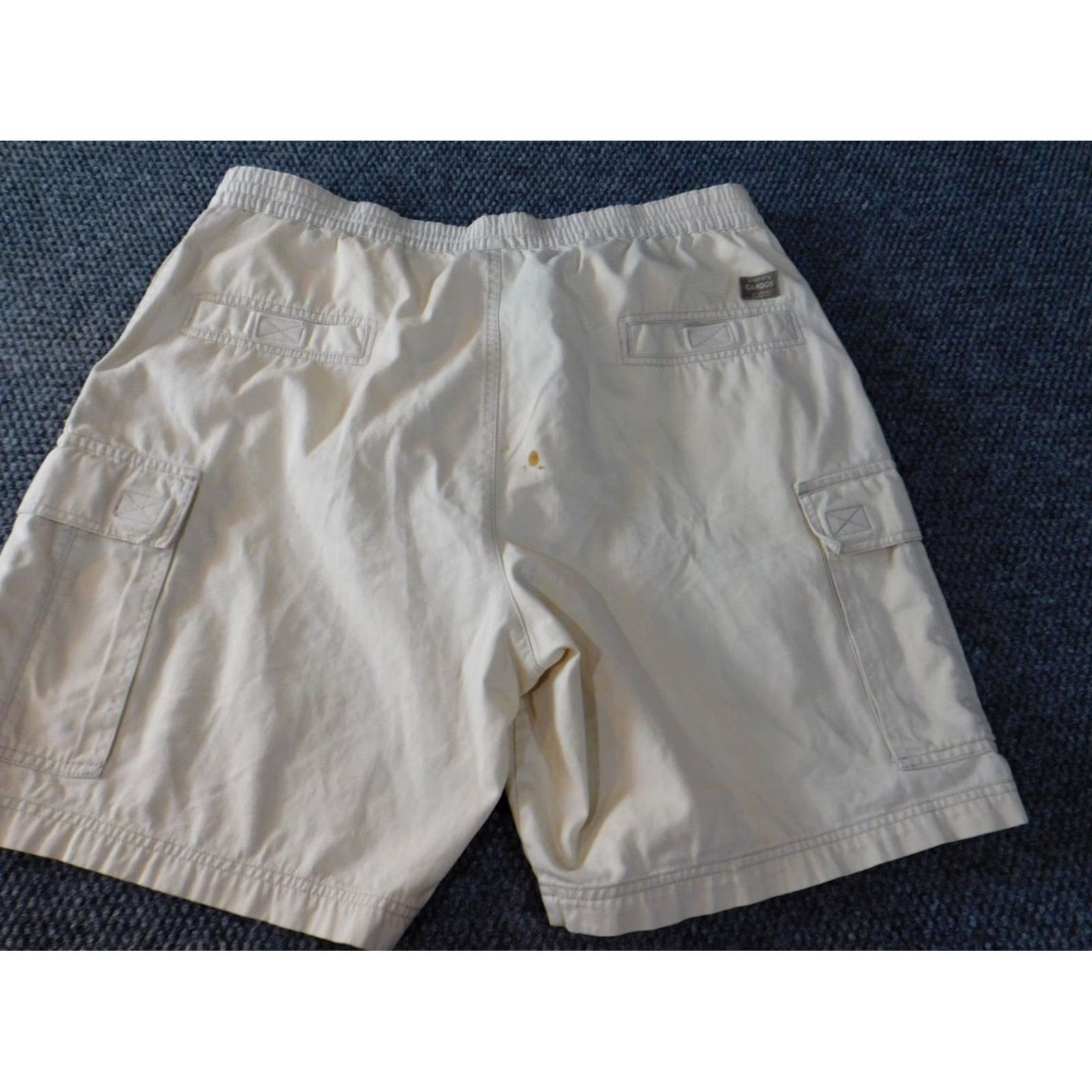 Bugle Boy VINTAGE Bugle Boy Cargo Shorts Men 34 Beige Regular Stretch Waist Flat Front Lightweight Brethable Beach 90s Size US 34 / EU 50 - 7 Thumbnail