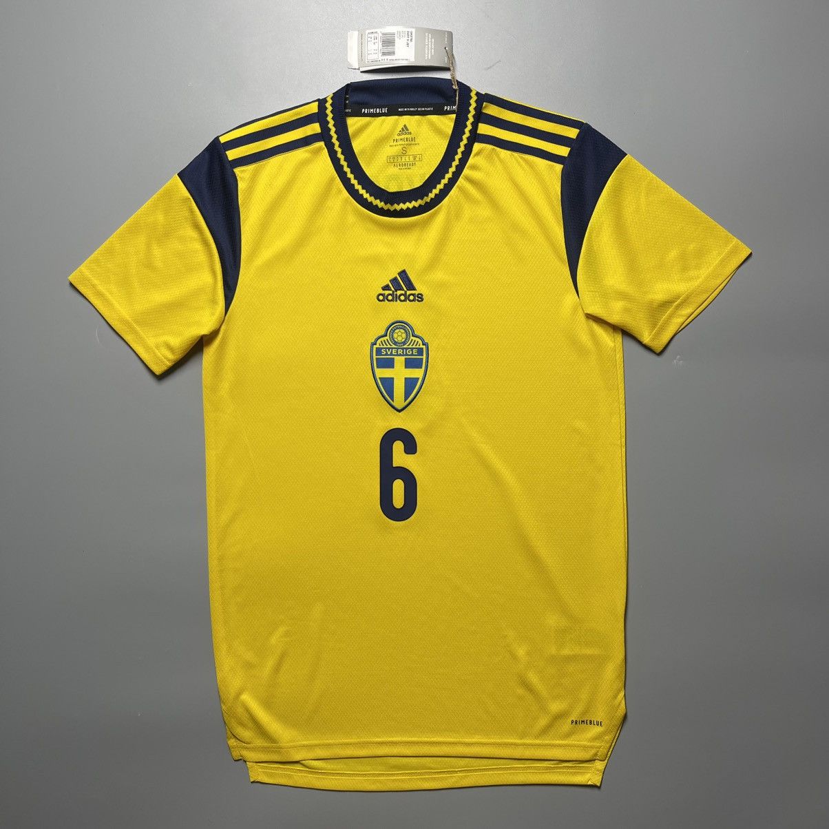 Adidas SWEDEN ADIDAS 2021/2022 FOOTBALL HOME SOCCER JERSEY Size US S / EU 44-46 / 1 - 1 Thumbnail