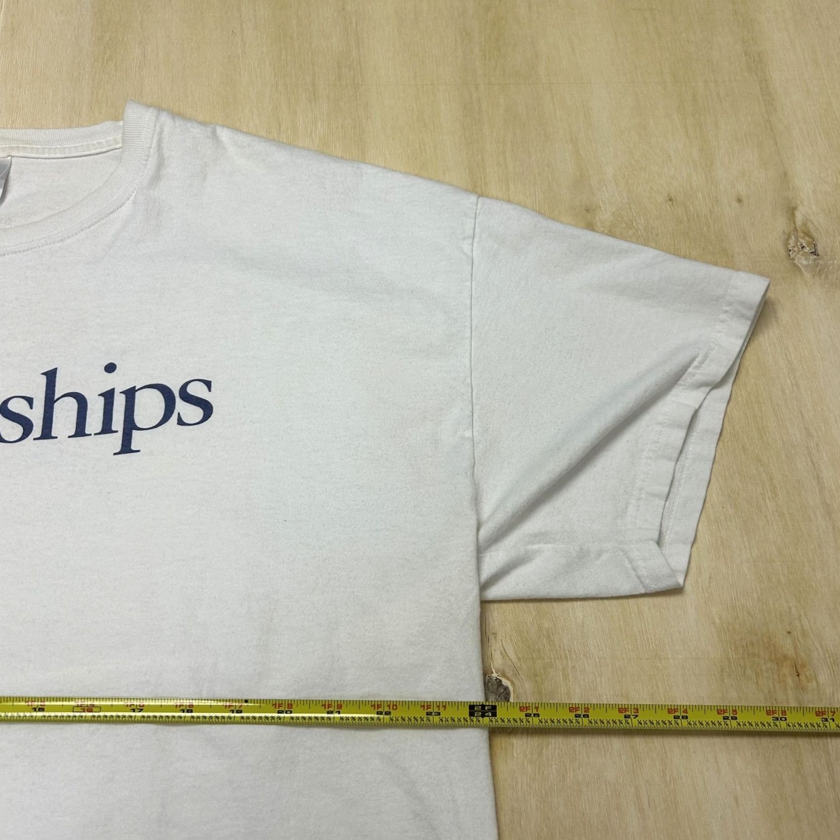 Hanes Hanes Shirt Mens 2XL White Heavyweight Nautical Funny Tee T-Shirt Size US XXL / EU 58 / 5 - 7 Thumbnail