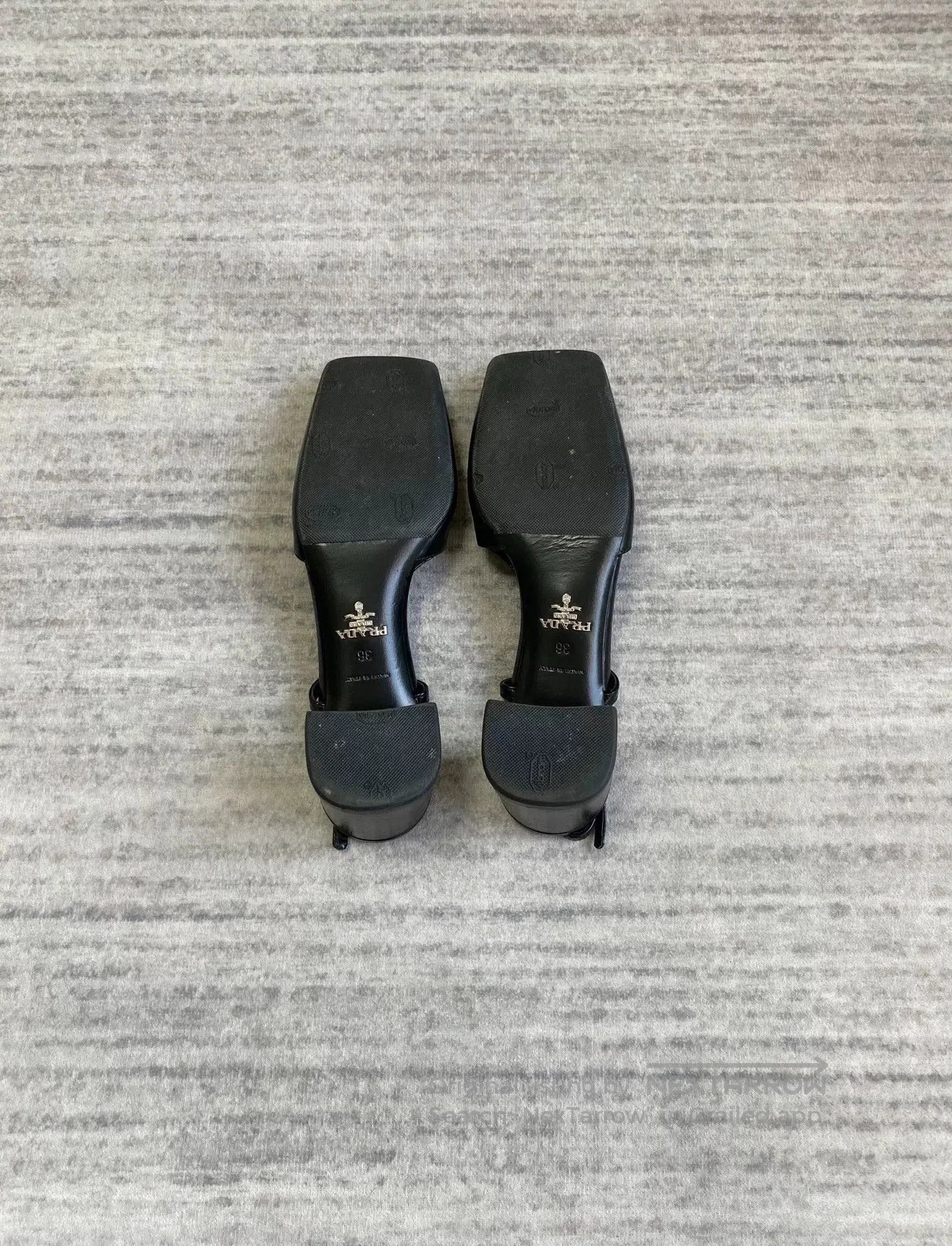 Prada prada black square toe kitten heels. Size US 6 / IT 36 - 5 Thumbnail