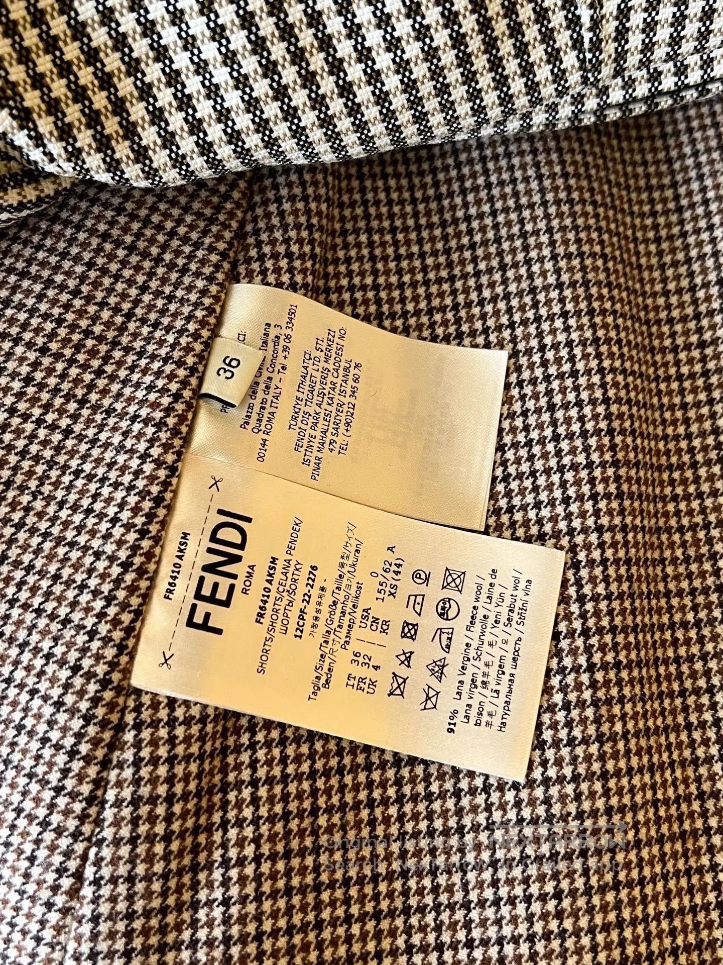 Fendi Fendi Waist Belt + Shorts. Size 35" - 4 Thumbnail