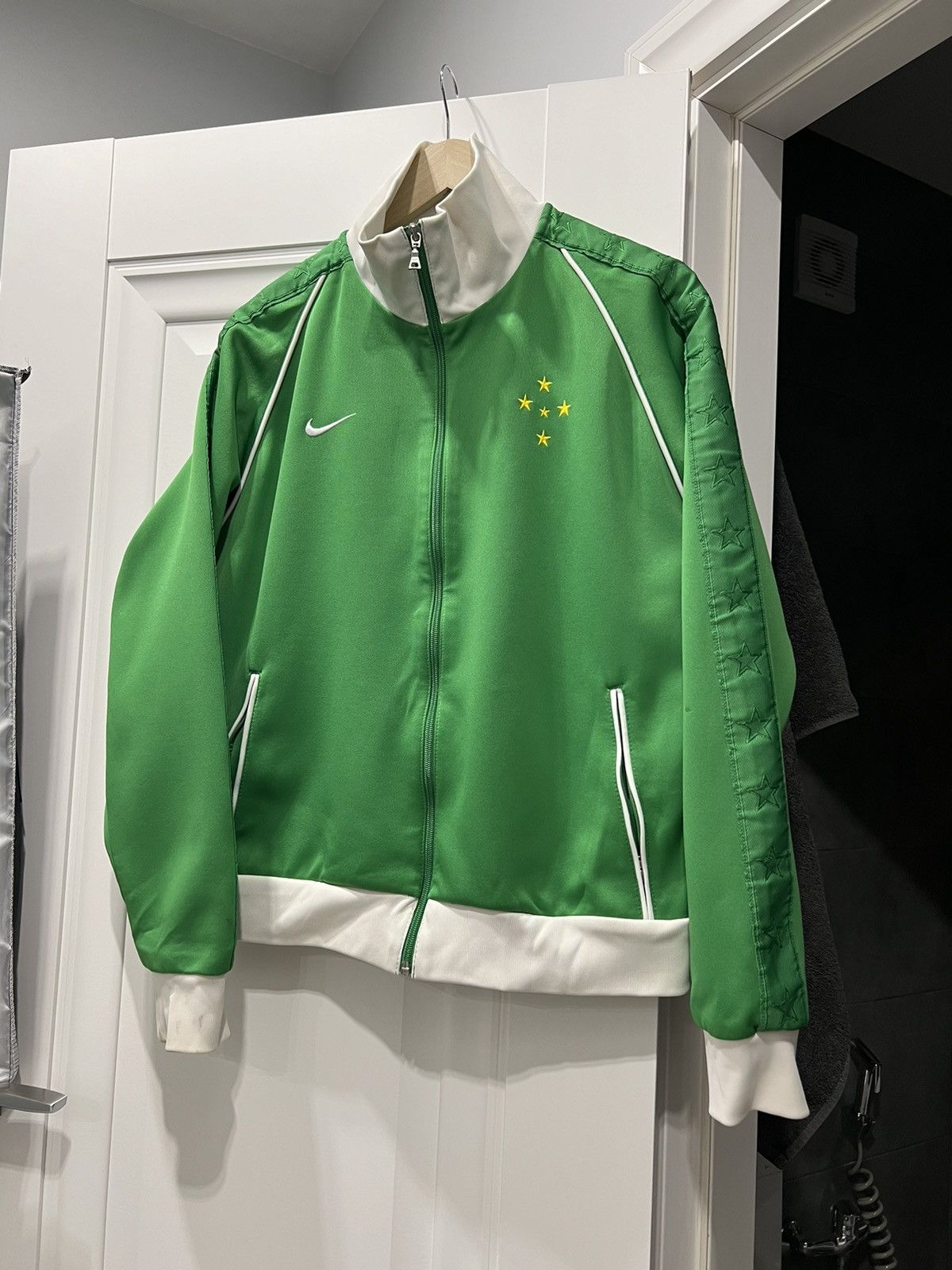 Nike Vintage Nike Brazil TrackJacket Olympic 2005 National Team Size US L / EU 52-54 / 3 - 1 Thumbnail