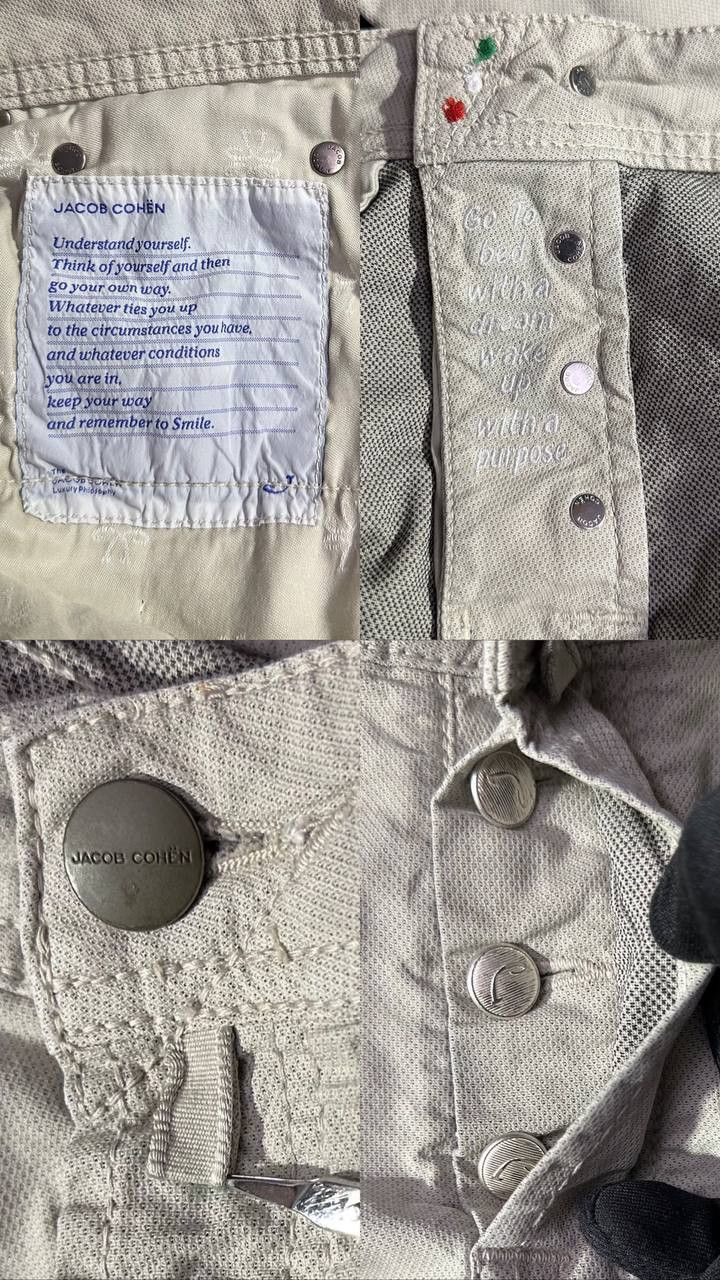 Jacob Cohen Jacob COHEN Jeans tailored luxury jeans made in Italy Size US 35 - 8 Thumbnail