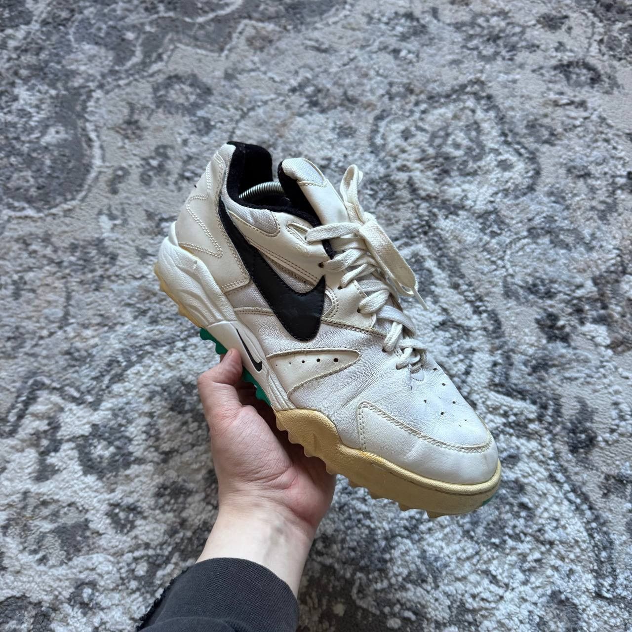 Nike Nike Vintage Air 90s Mission Cricket Retro Leather Shoes Size US 10.5 / EU 43-44 - 3 Thumbnail