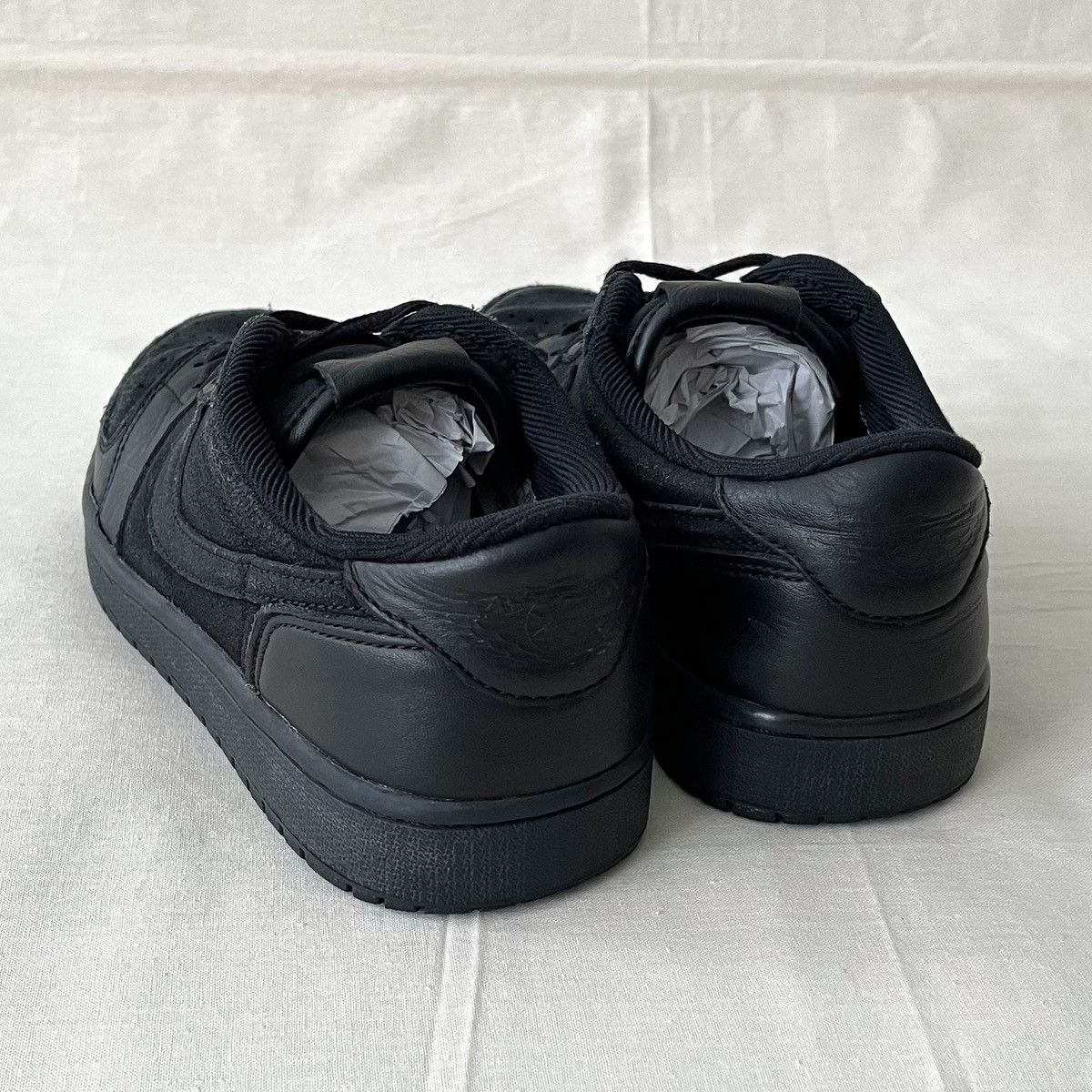 Jordan Brand Nike Air Jordan 1 Low Premium Tripple Black JP 919701-010 Size US 9 / EU 42 - 9 Thumbnail