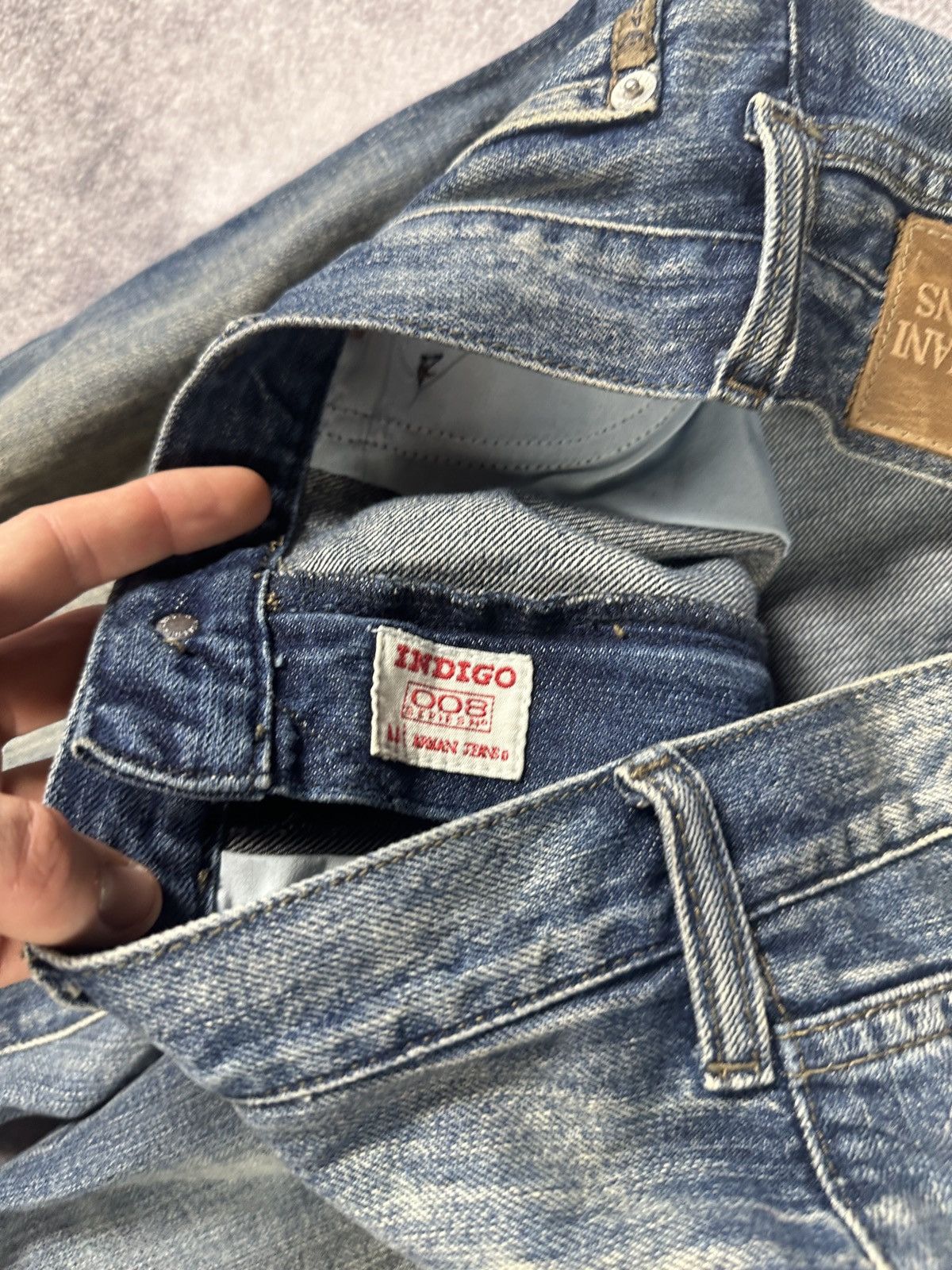 Armani Y2K Vintage Armani Jeans Logo Pants Streetwear Casual VTg M Size US 33 - 6 Thumbnail